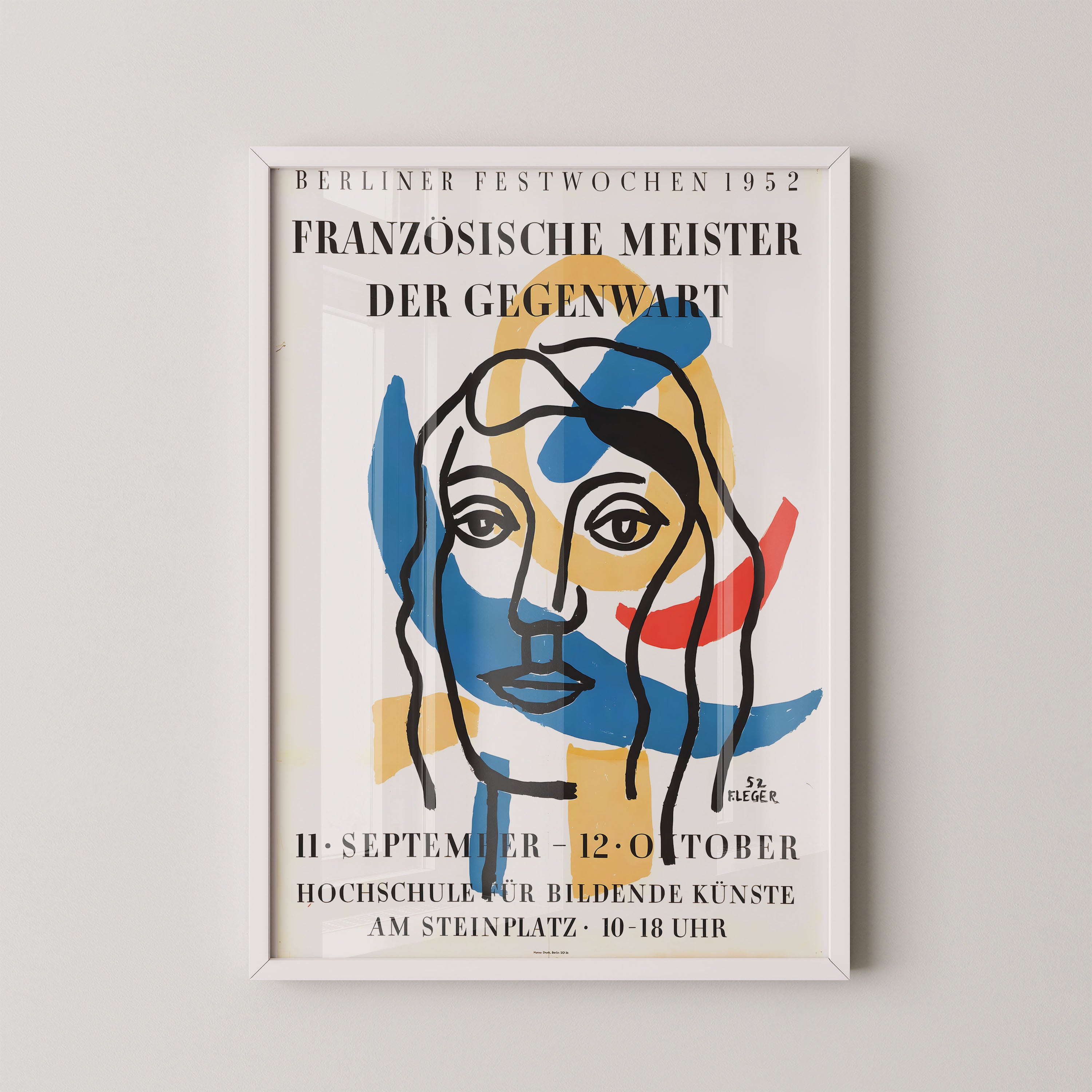 Léger Berlin Exhibition Poster 1952