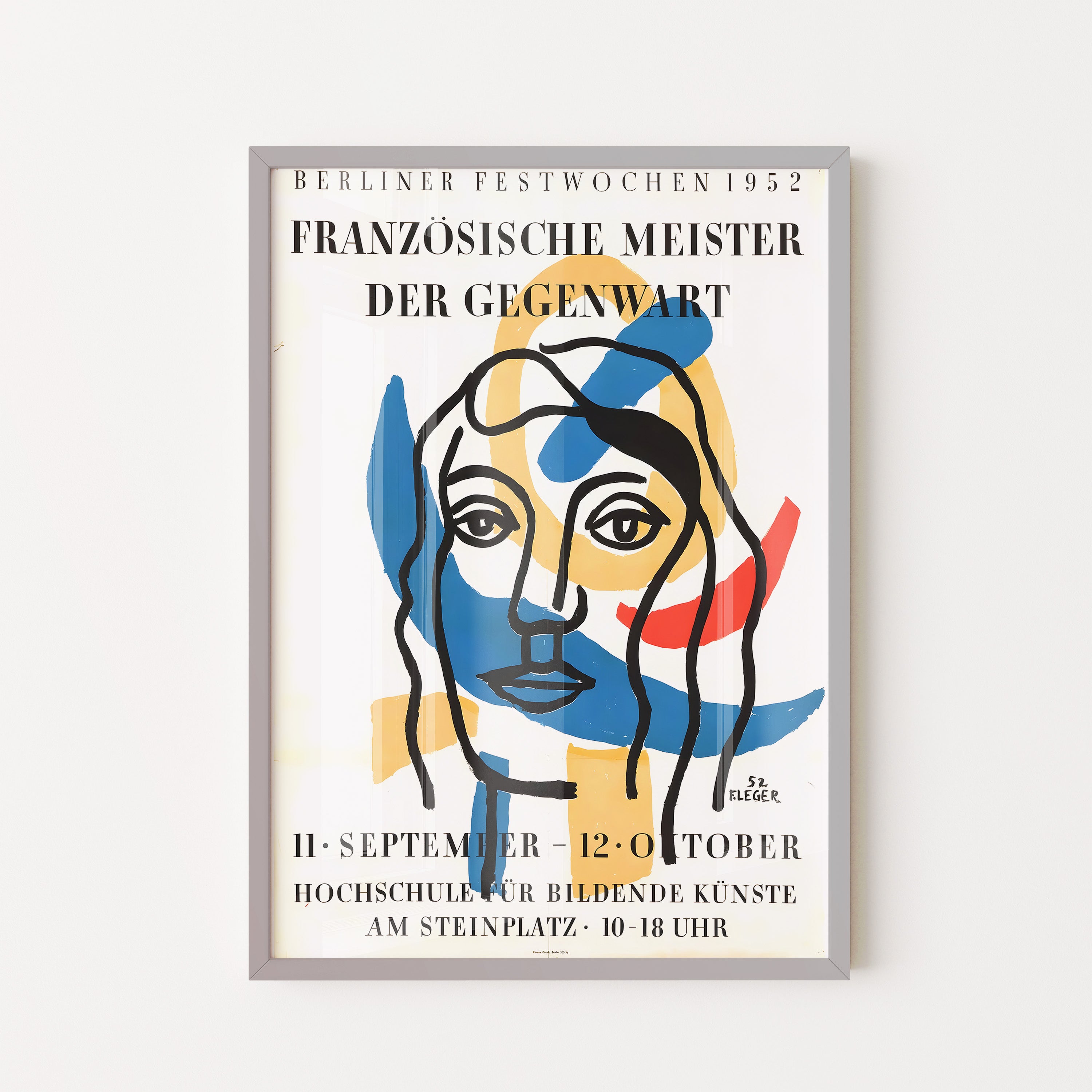 Léger Berlin Exhibition Poster 1952