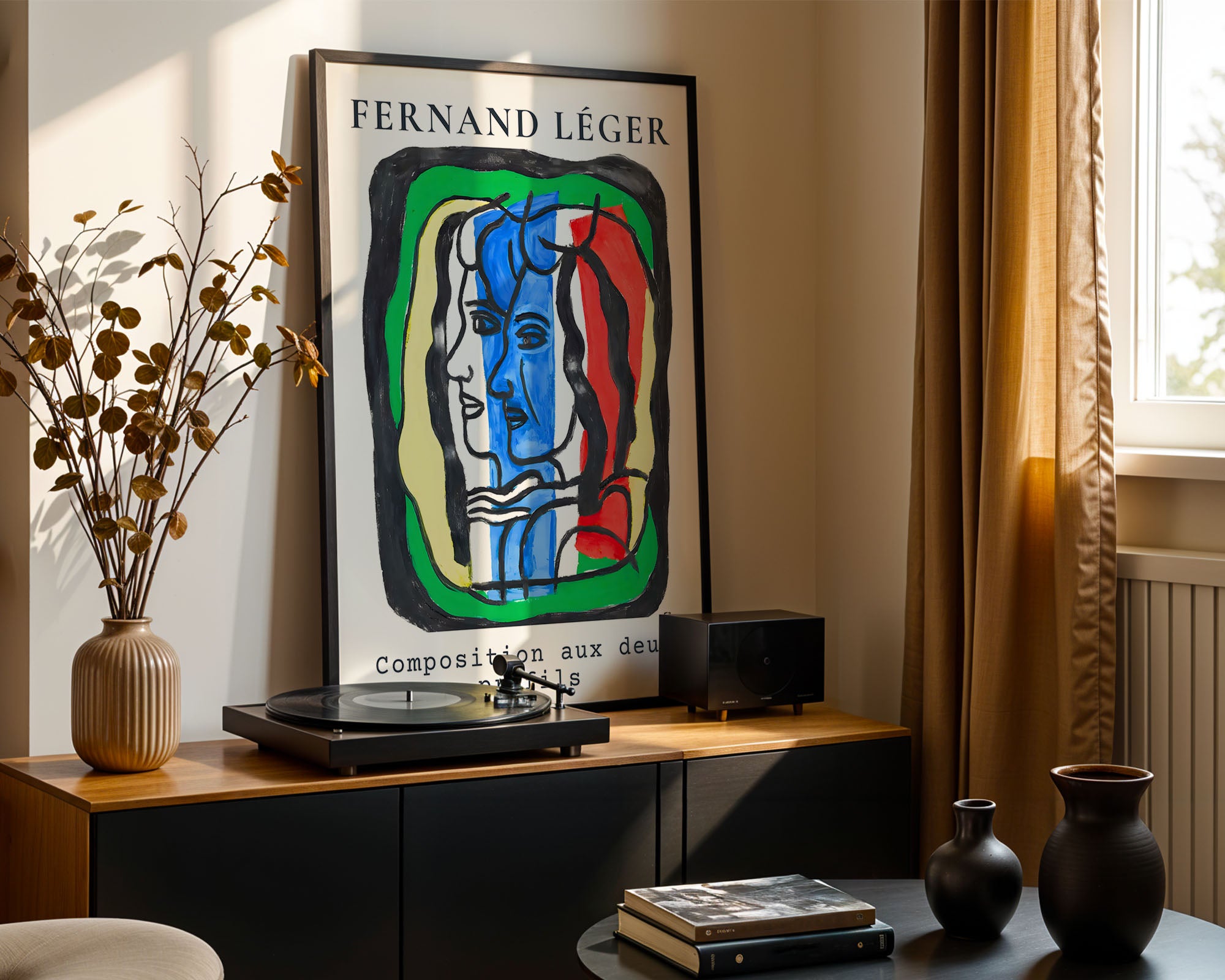 Léger Two Profiles Composition