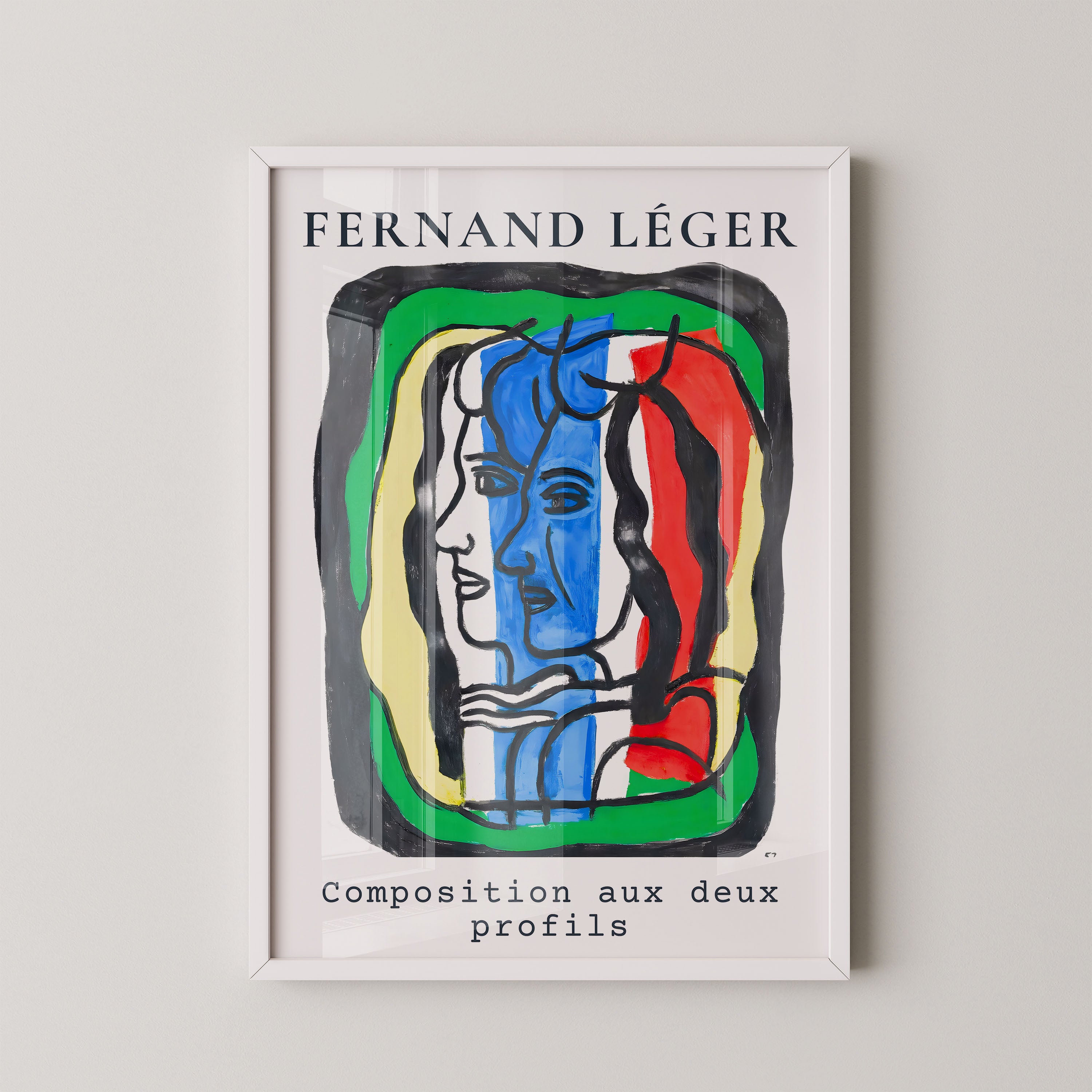 Léger Two Profiles Composition