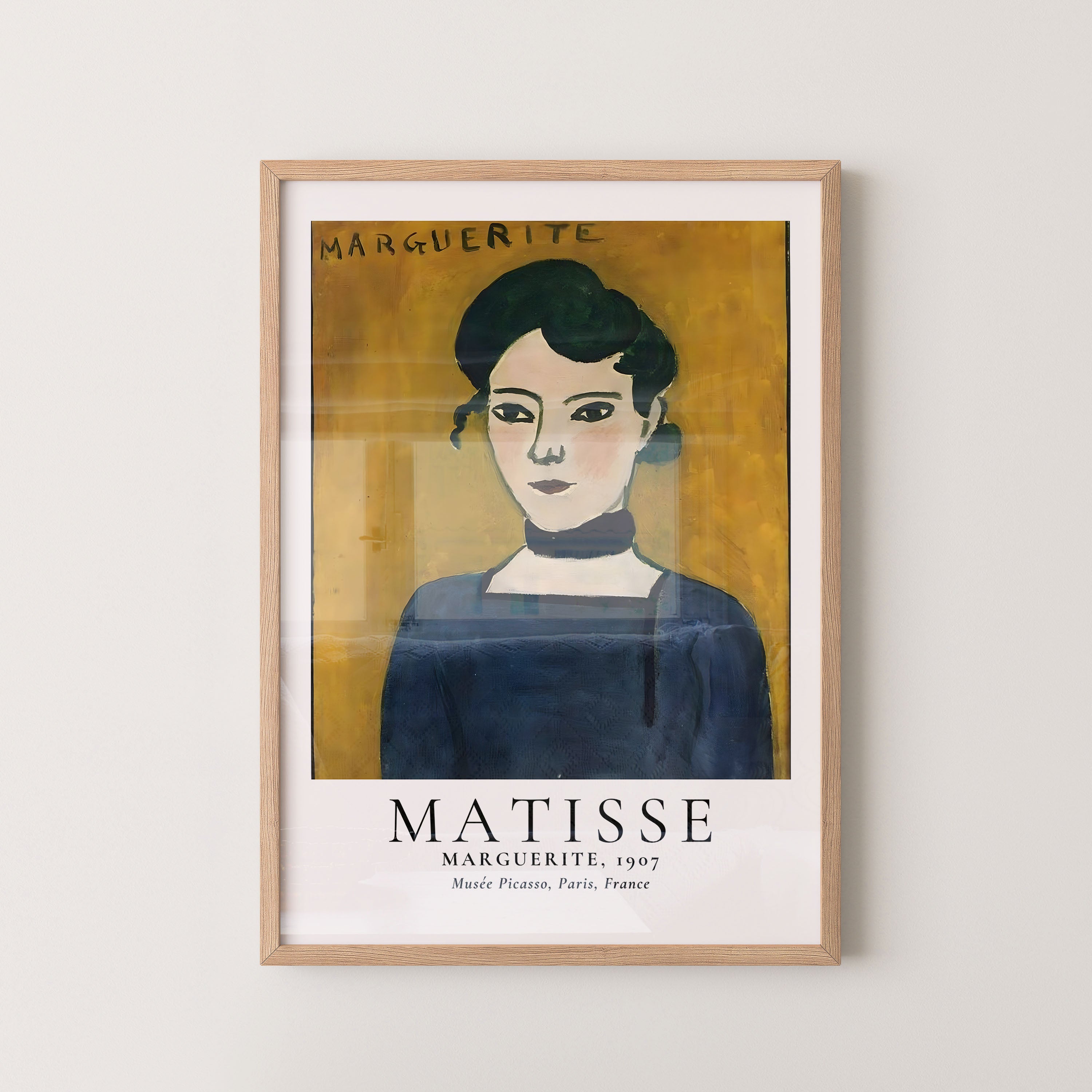 Henri Matisse Marguerite Portrait 1907