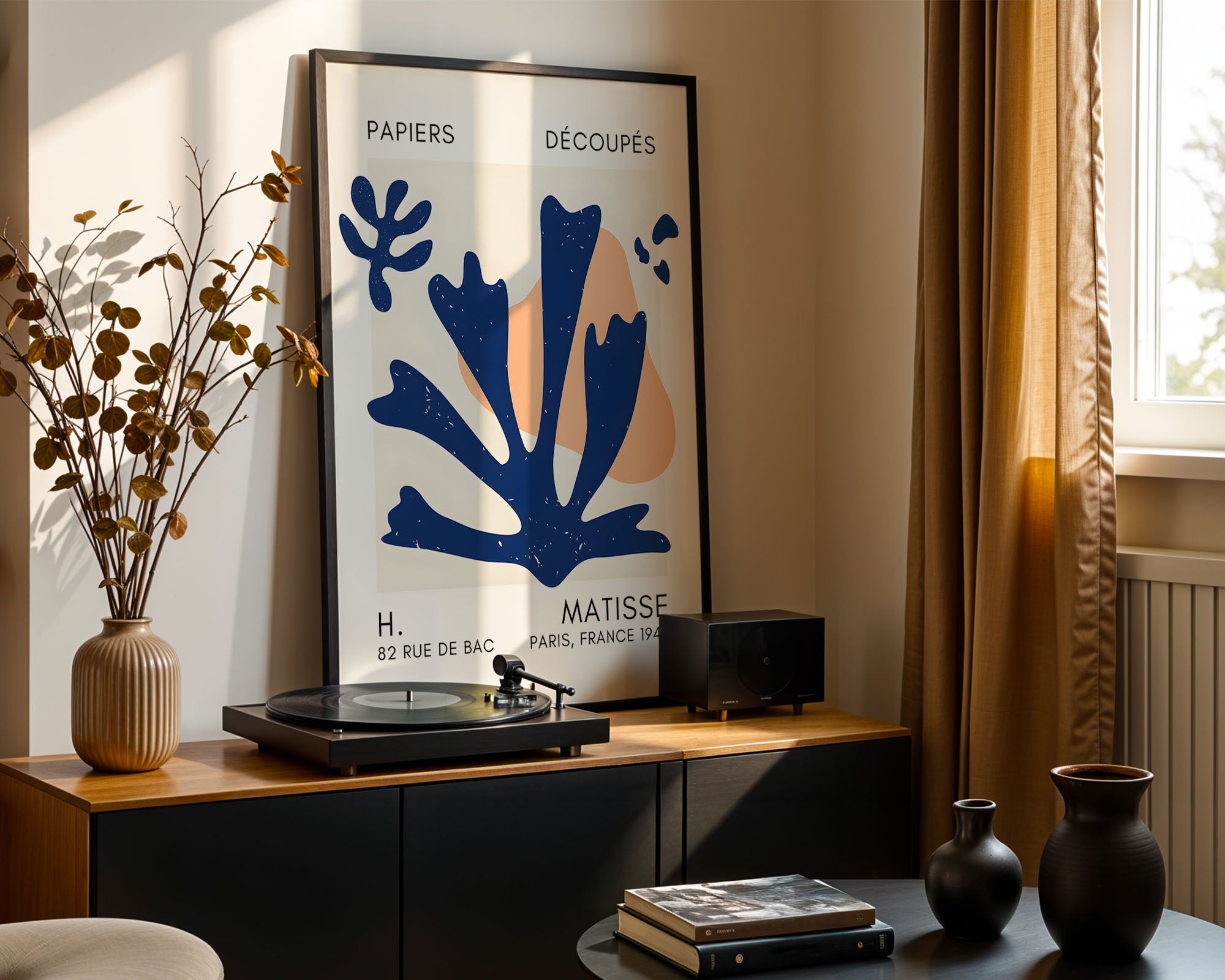 Henri Matisse – Blue Organic Cut-Out Composition (1948)