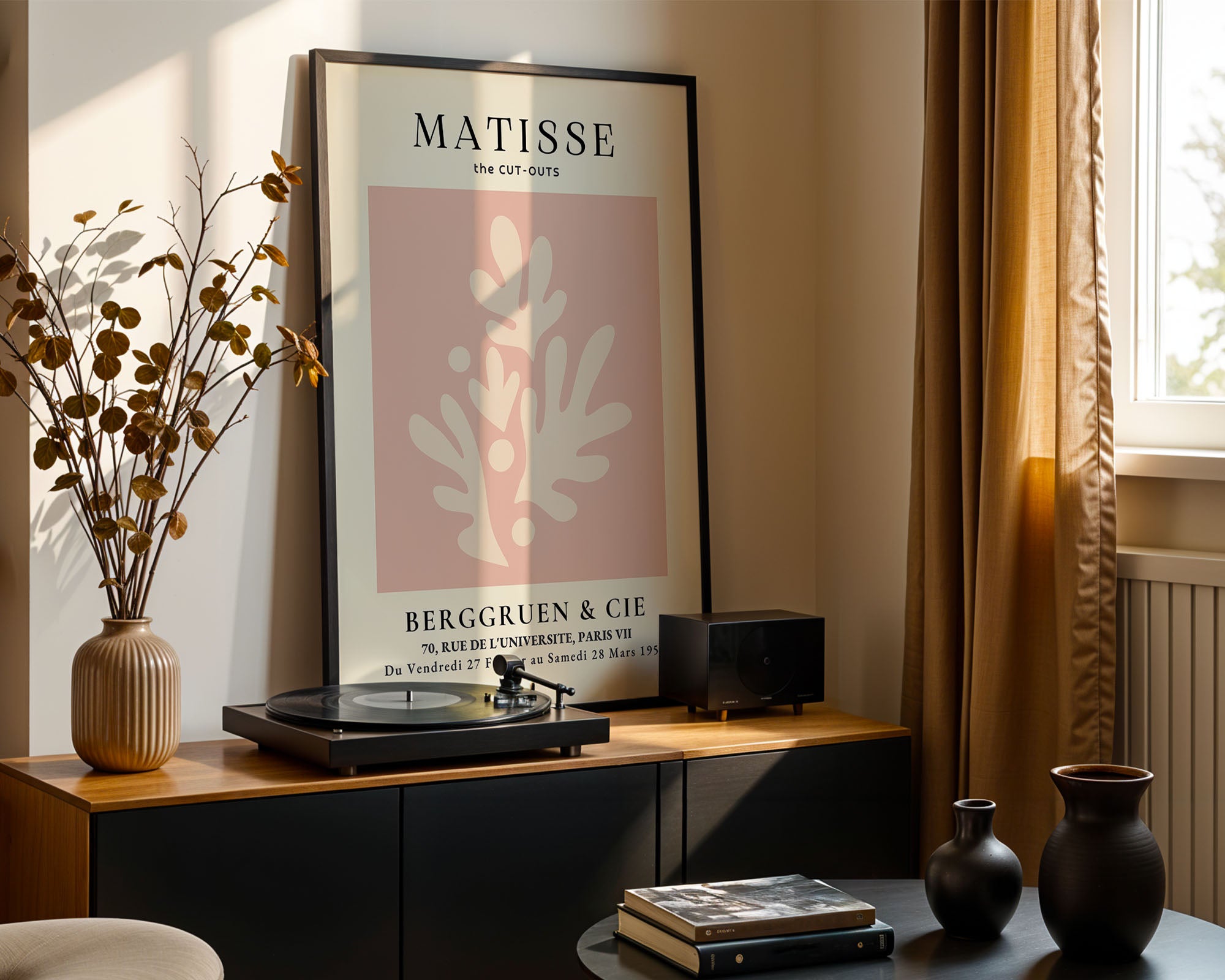 Henri Matisse – Soft Coral Botanical Composition