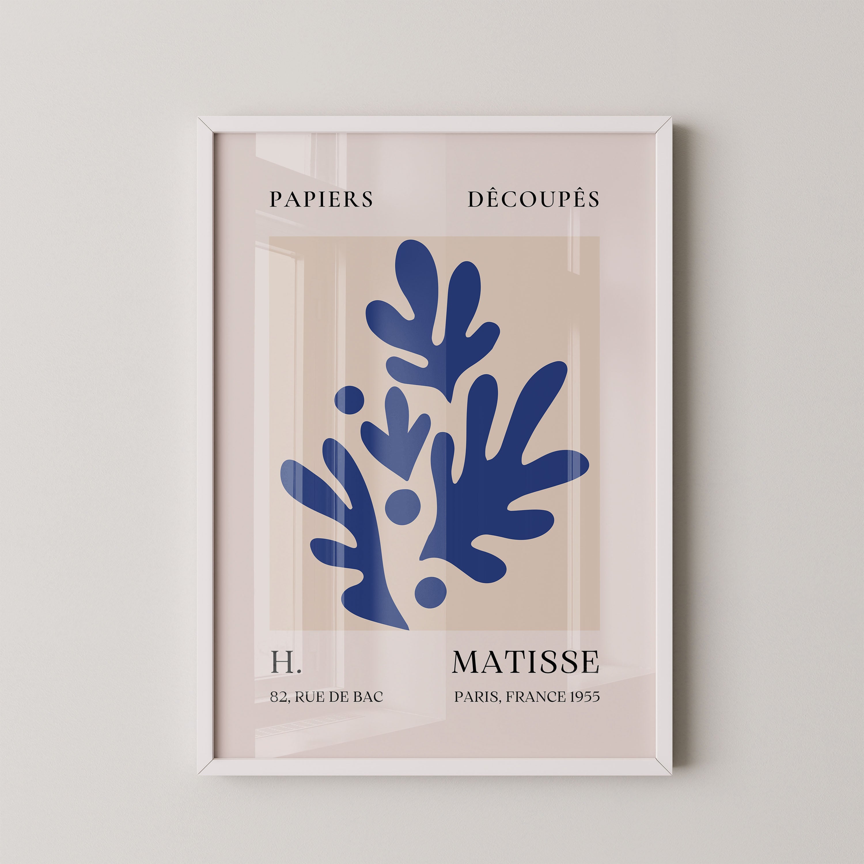 Henri Matisse – Blue Botanical Cut-Out Form (1955)