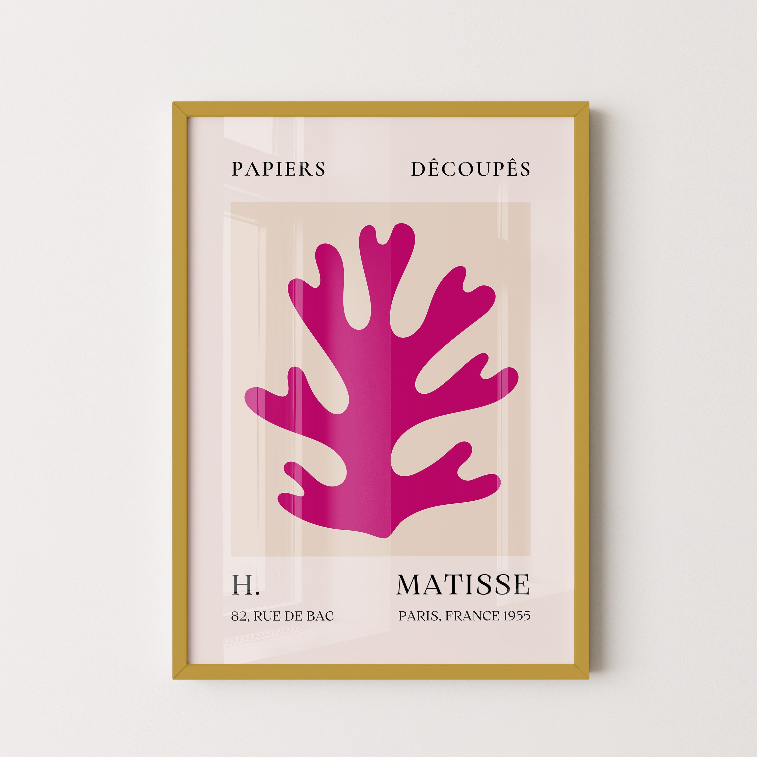 Henri Matisse – Papiers Découpés Coral Form (1955)