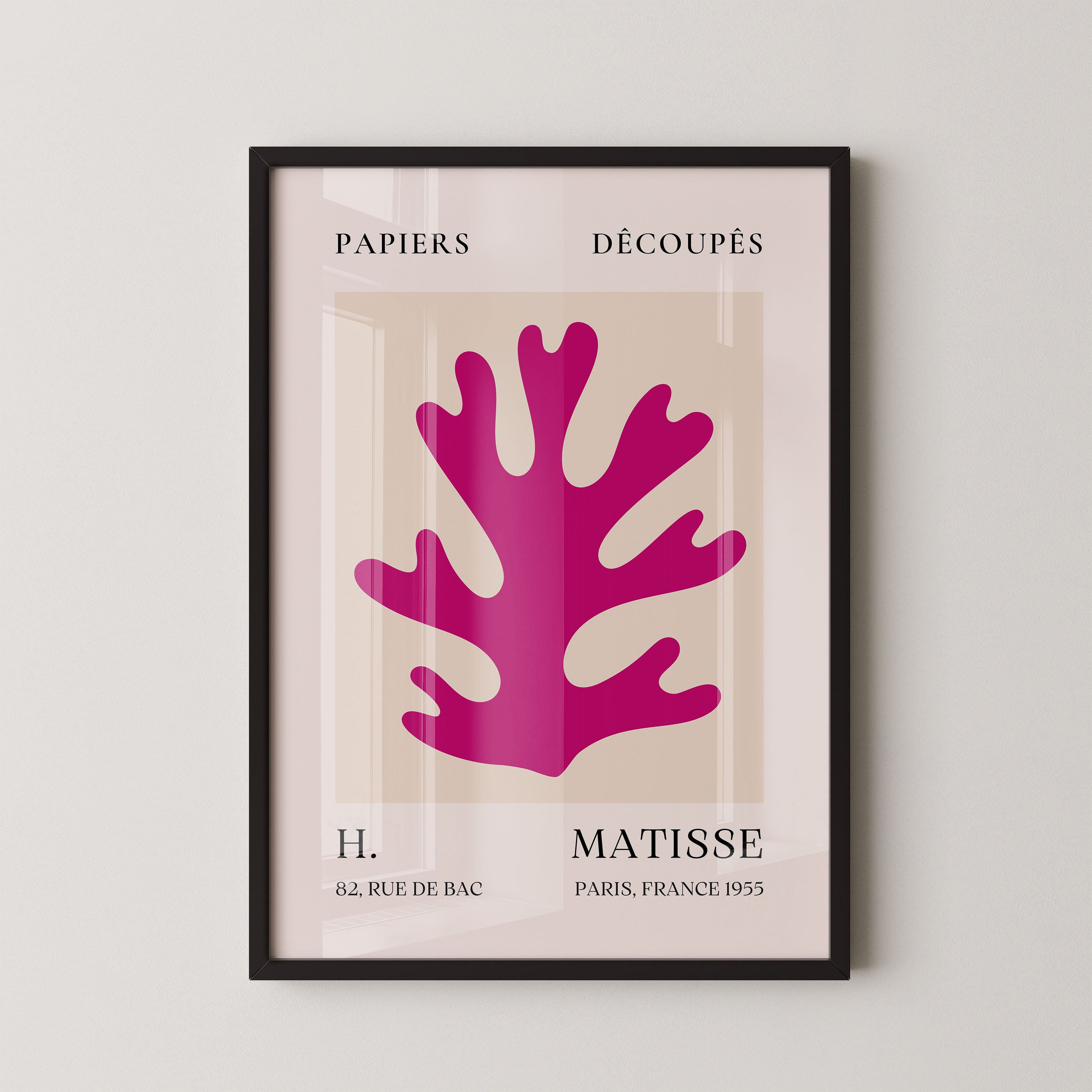 Henri Matisse – Papiers Découpés Coral Form (1955)