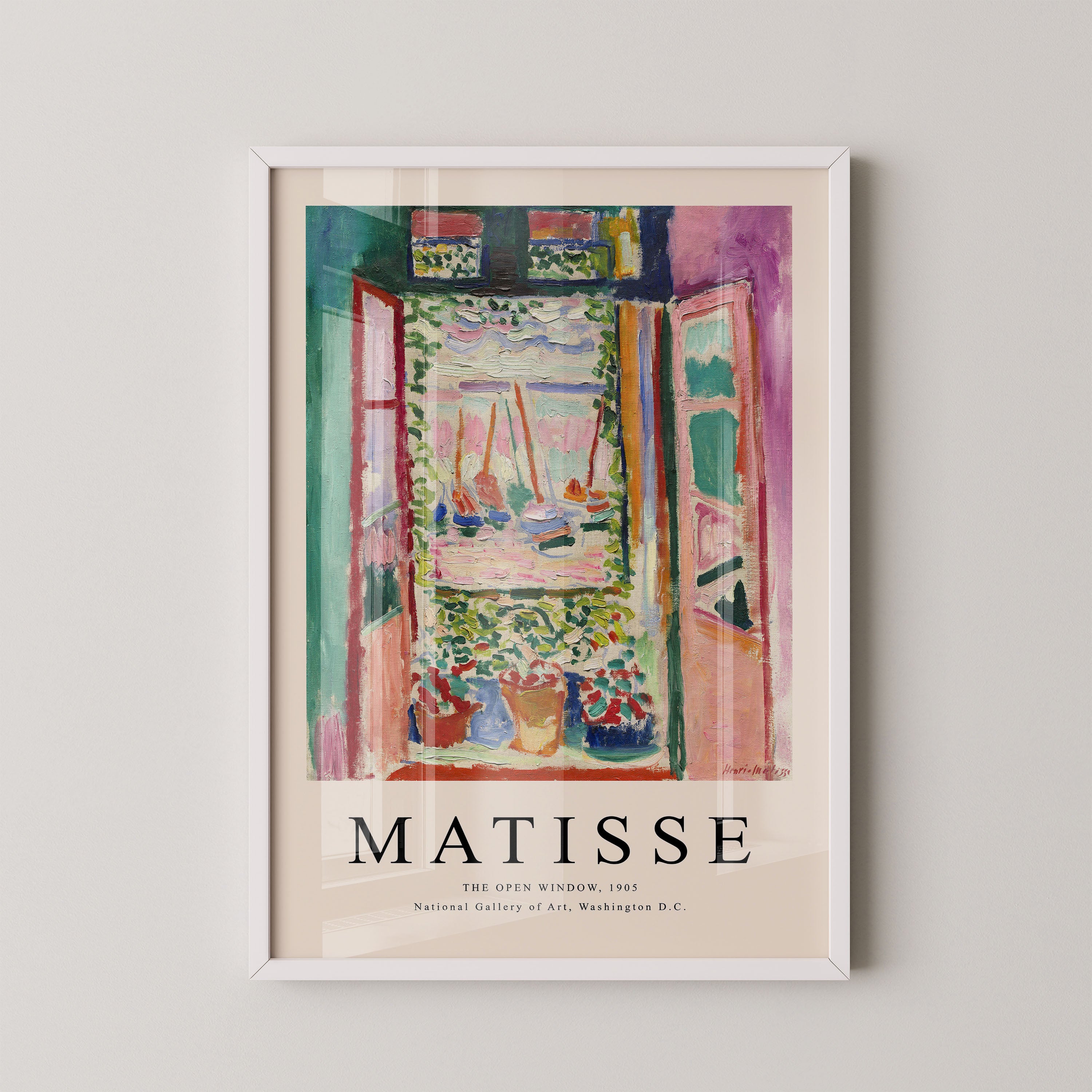 Henri Matisse – The Open Window Fauvist Color