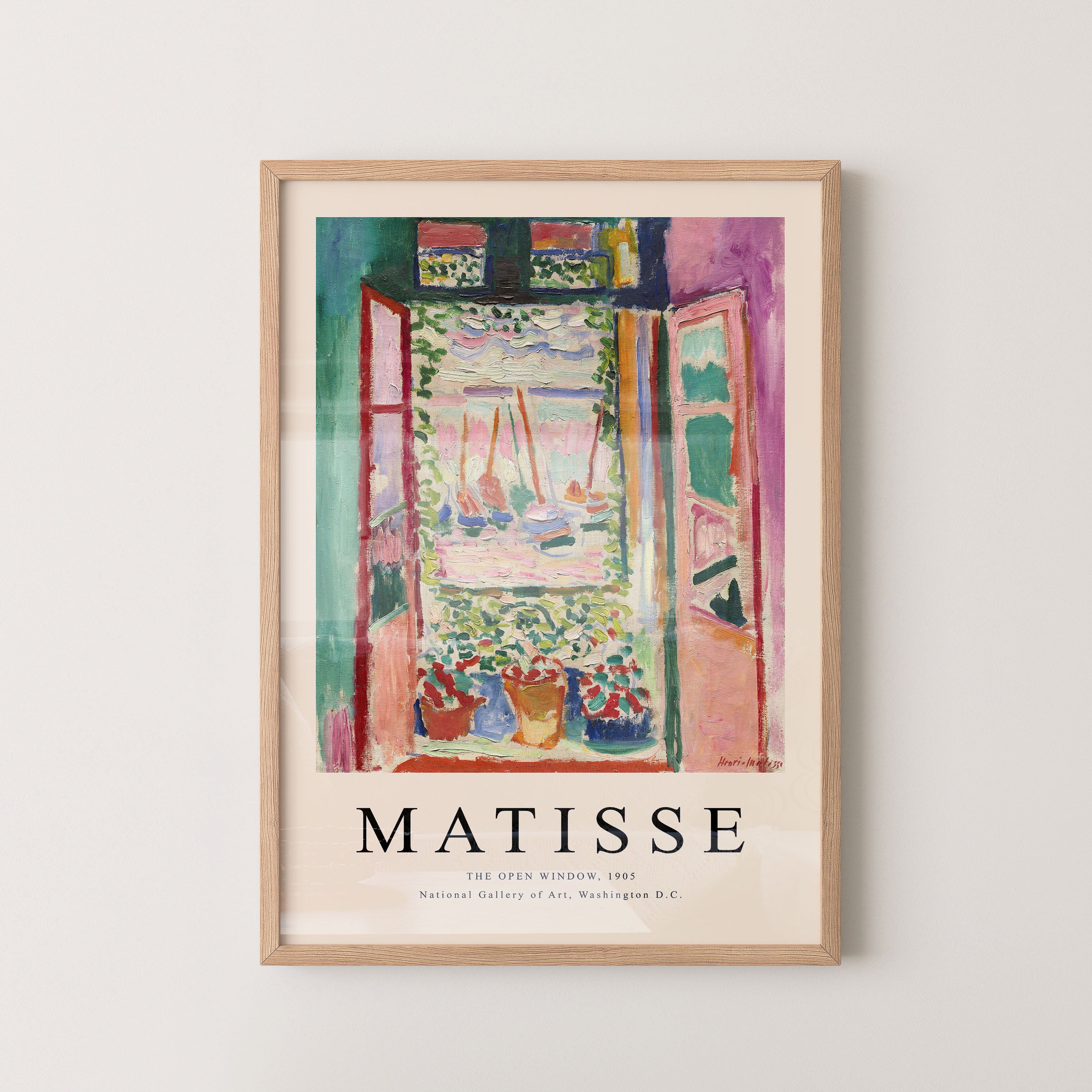 Henri Matisse – The Open Window Fauvist Color