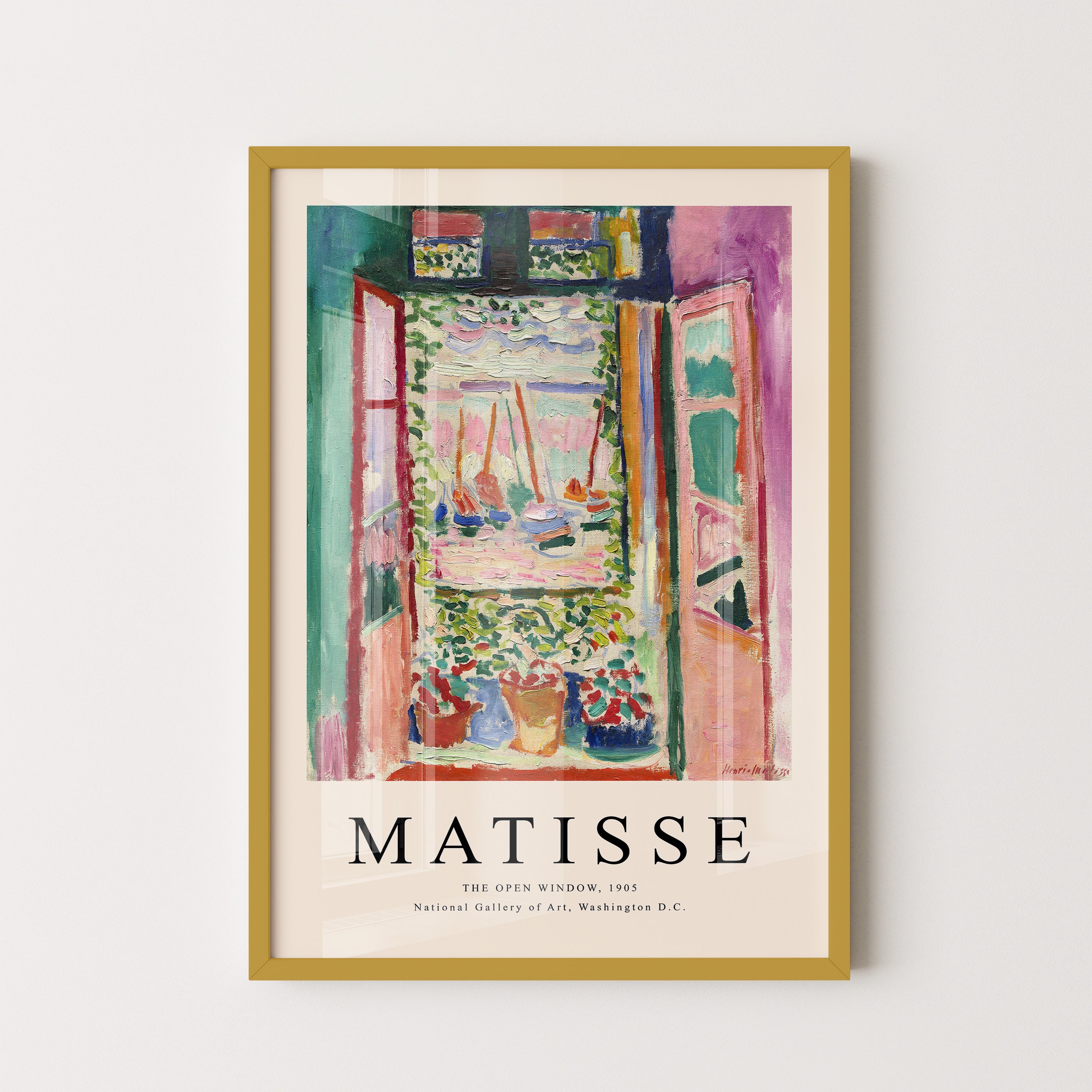 Henri Matisse – The Open Window Fauvist Color