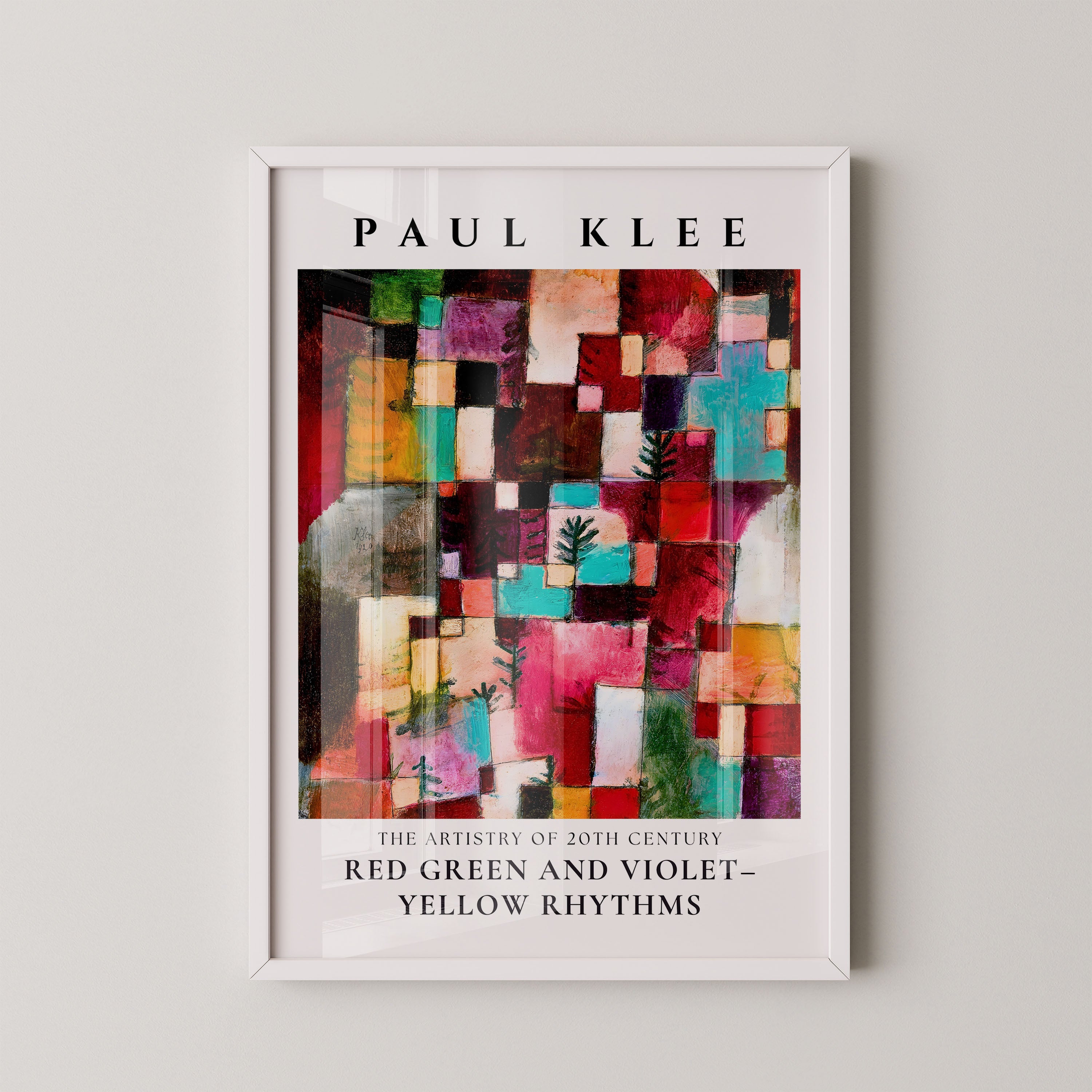Paul Klee – Red, Green and Violet-Yellow Rhythms