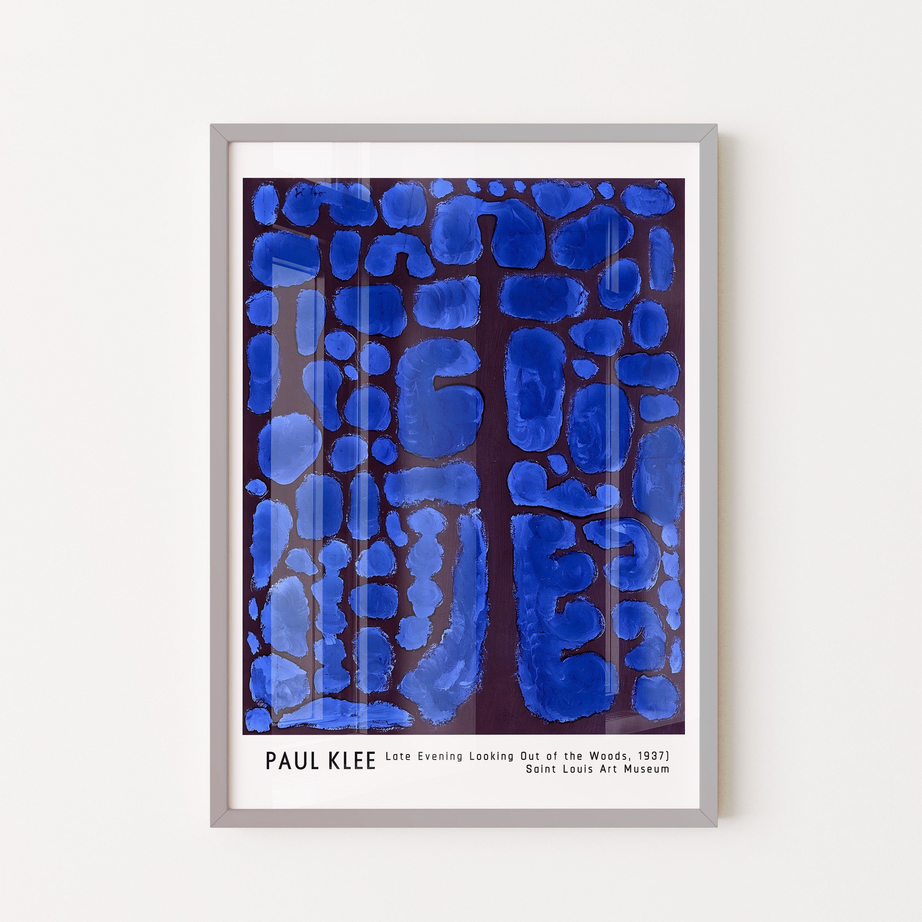 Paul Klee – Late Evening Looking Out of the Woods (1937)