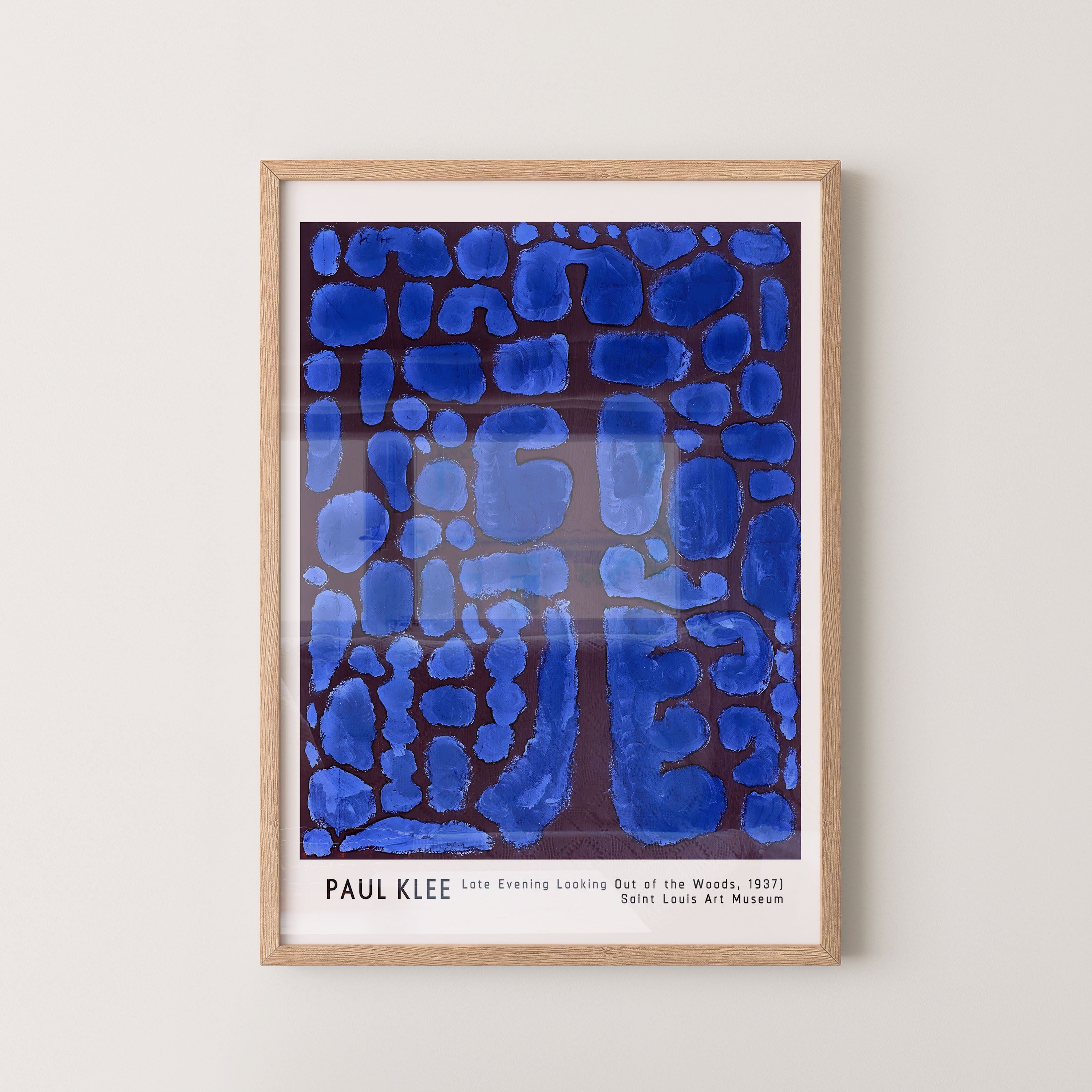 Paul Klee – Late Evening Looking Out of the Woods (1937)