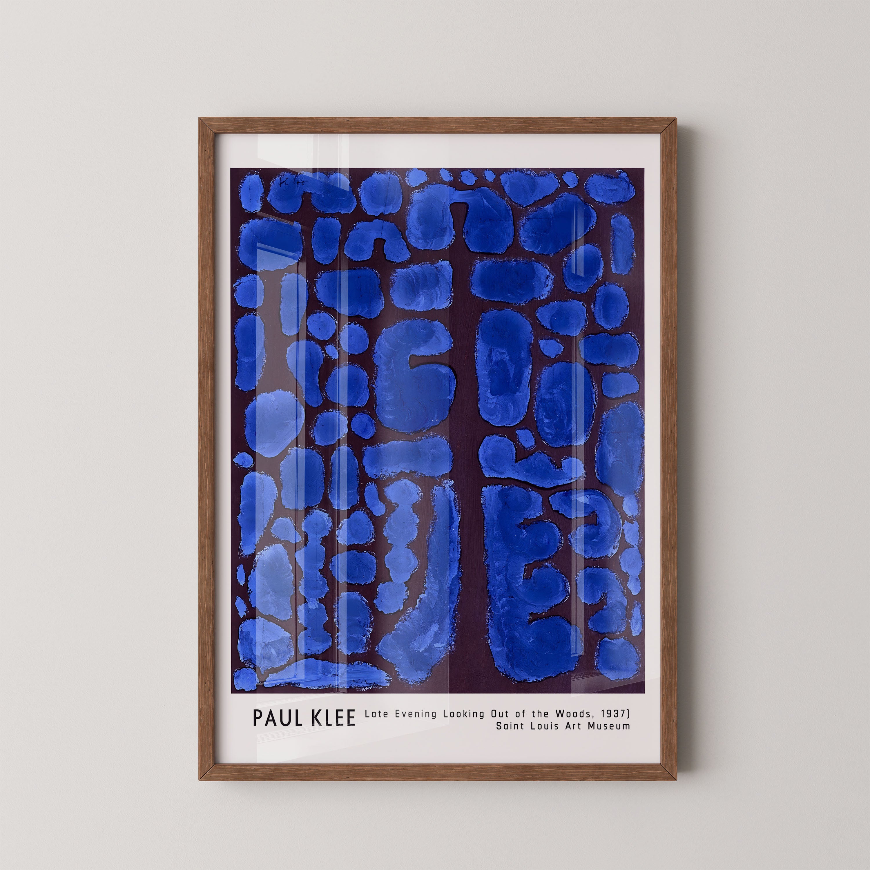 Paul Klee – Late Evening Looking Out of the Woods (1937)