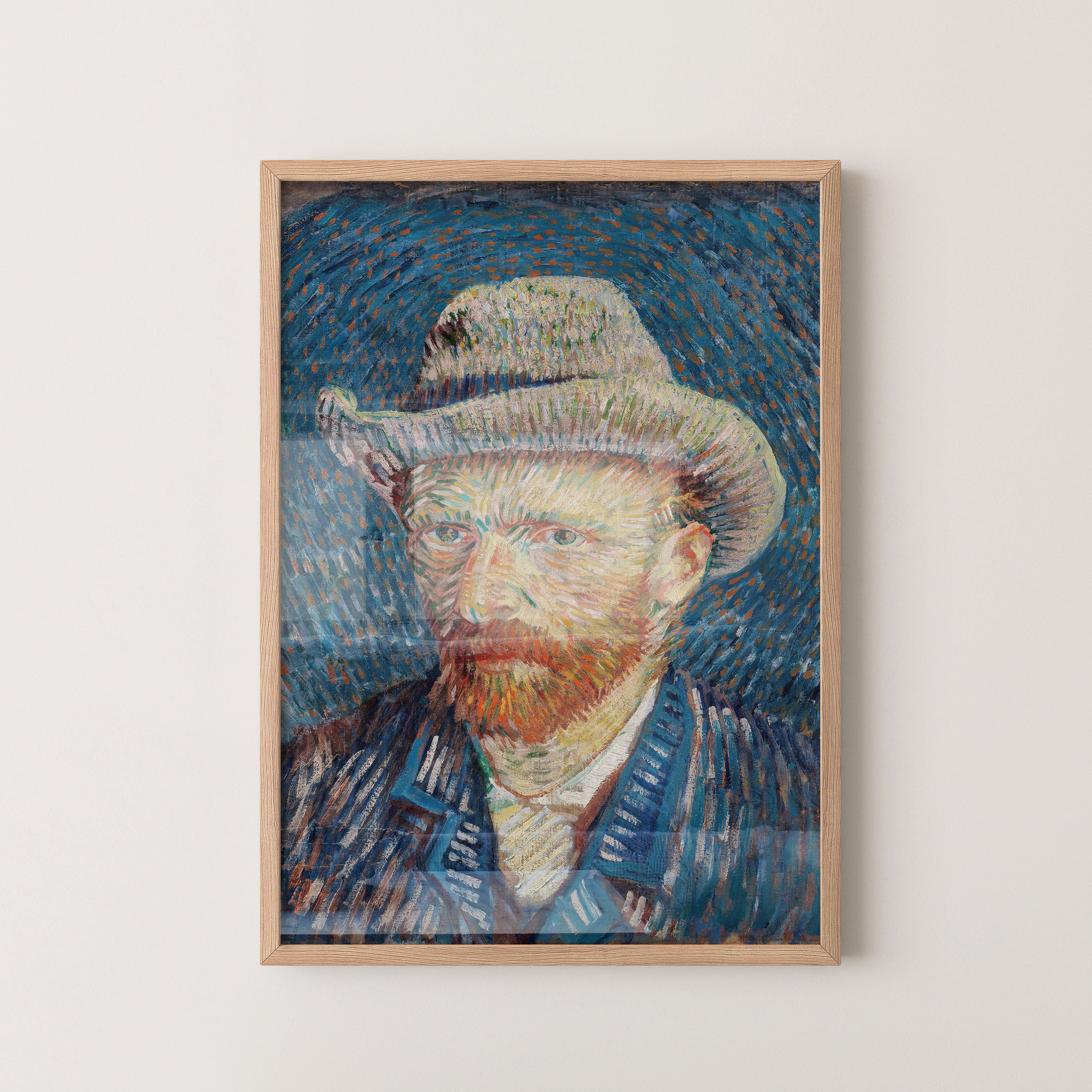 Vincent van Gogh – Self-Portrait with Grey Felt Hat (1887)