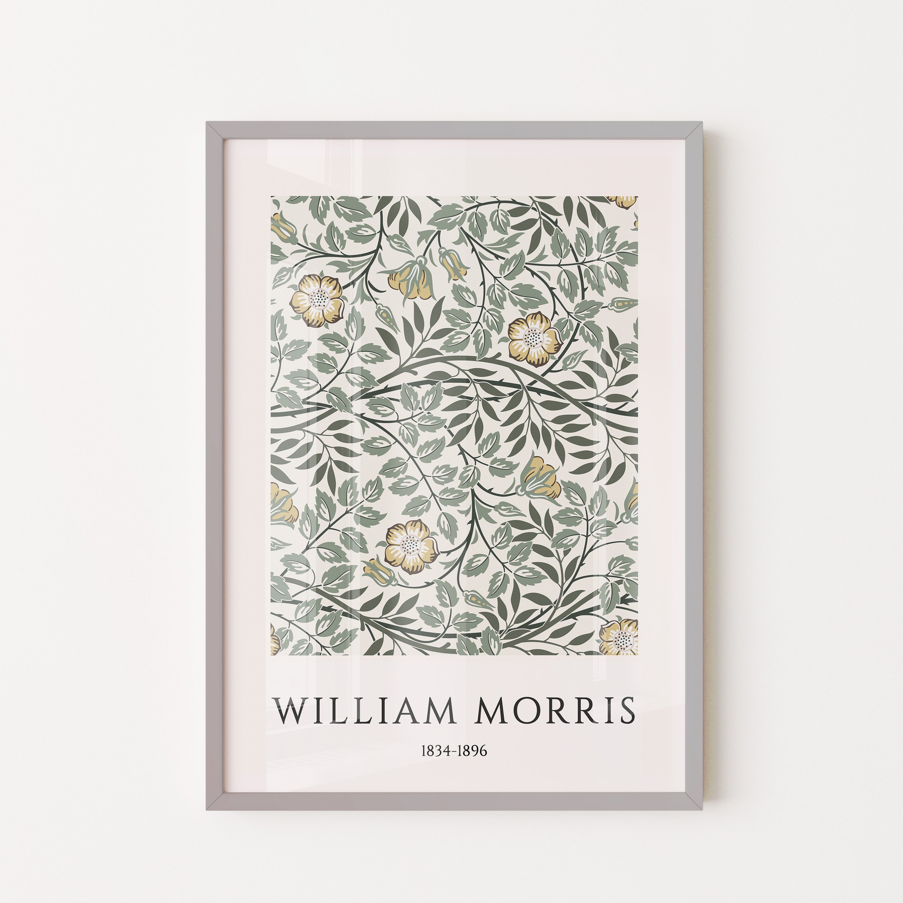 William Morris – Green Floral Vine Pattern