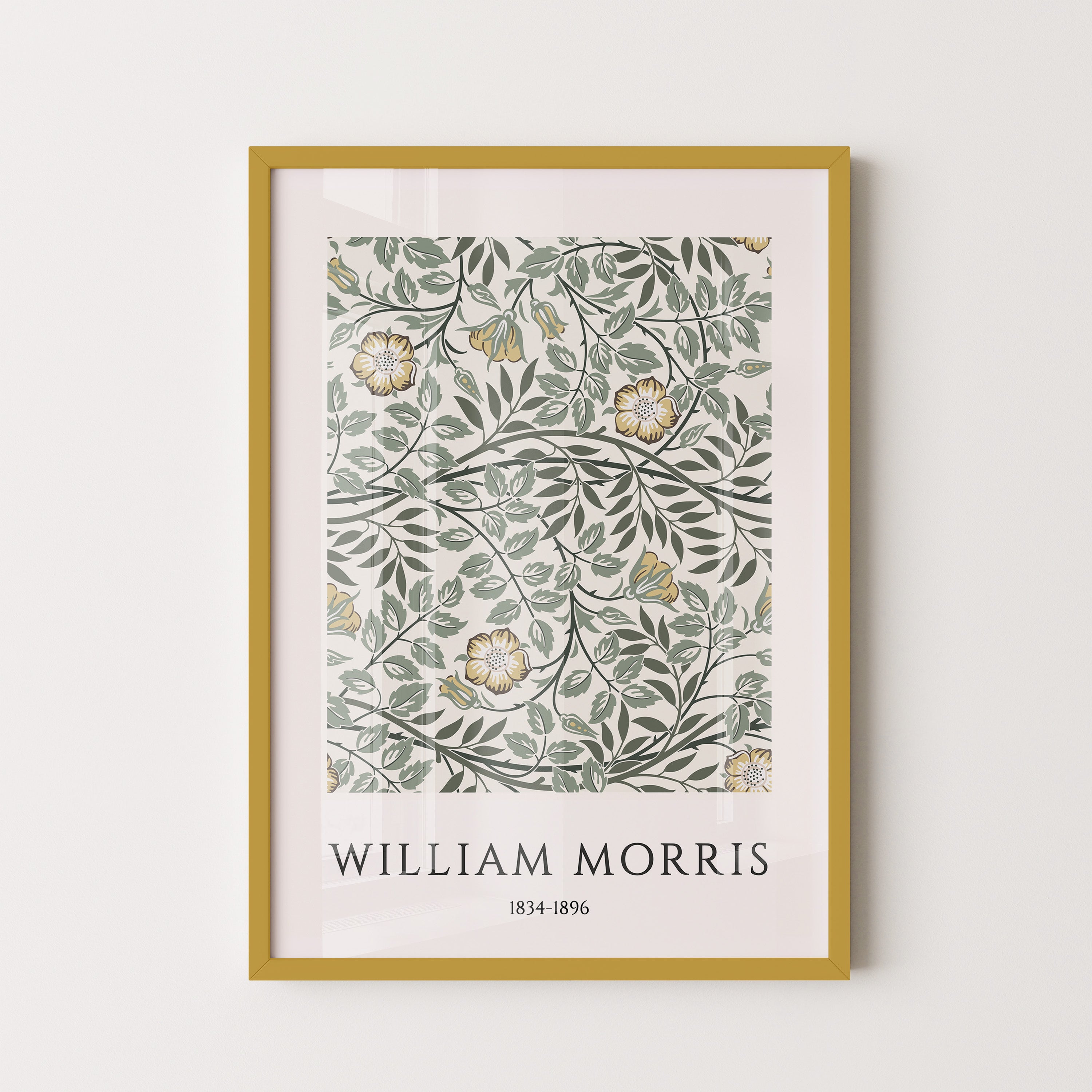 William Morris – Green Floral Vine Pattern