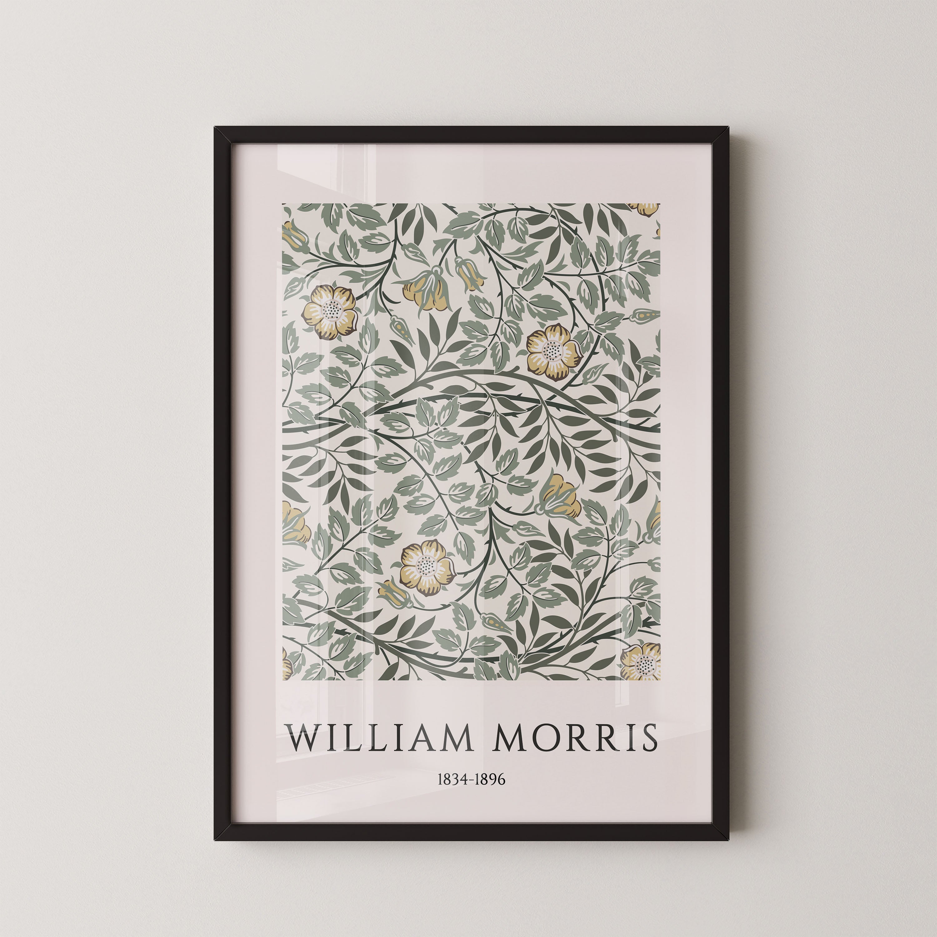 William Morris – Green Floral Vine Pattern