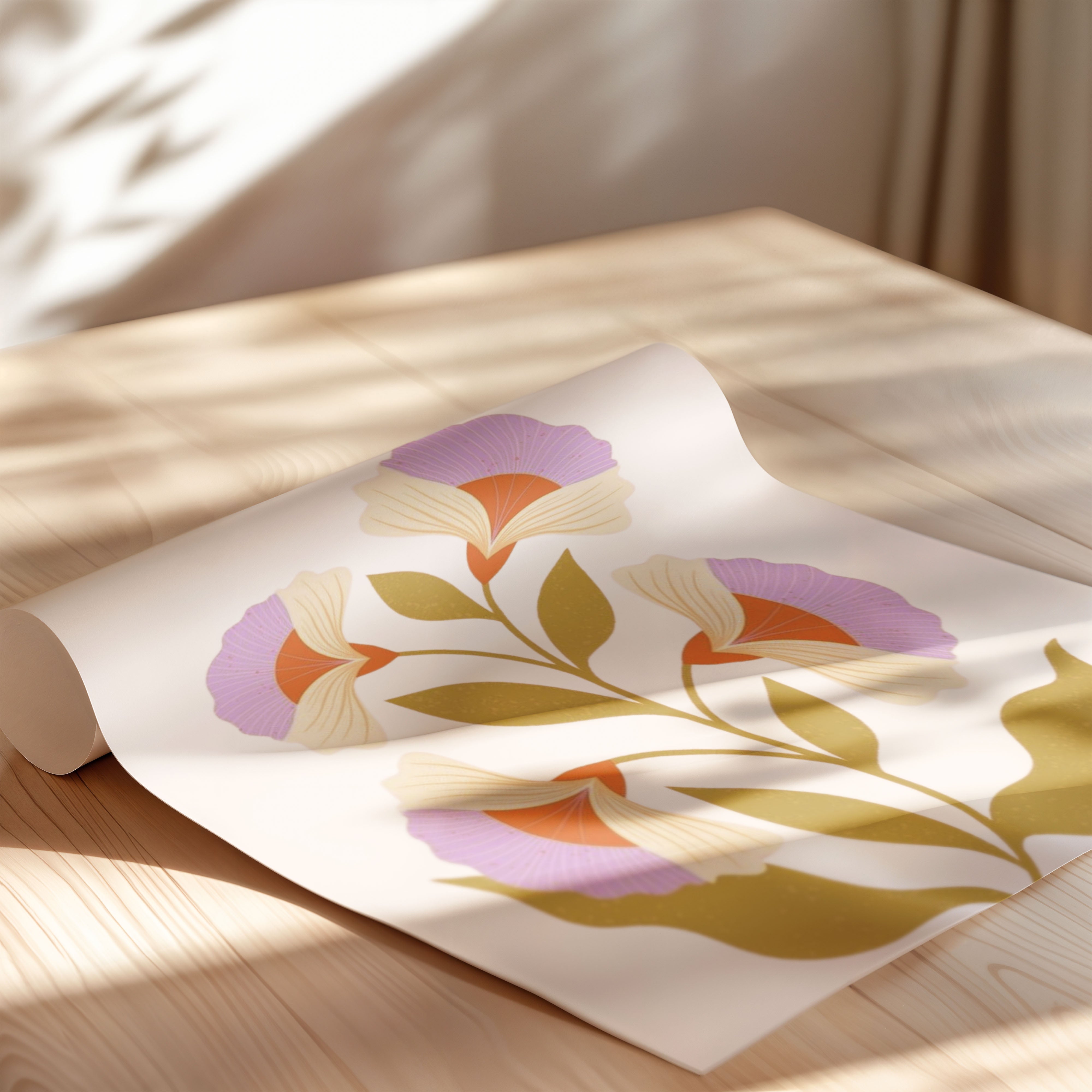 Muted Floral Balance