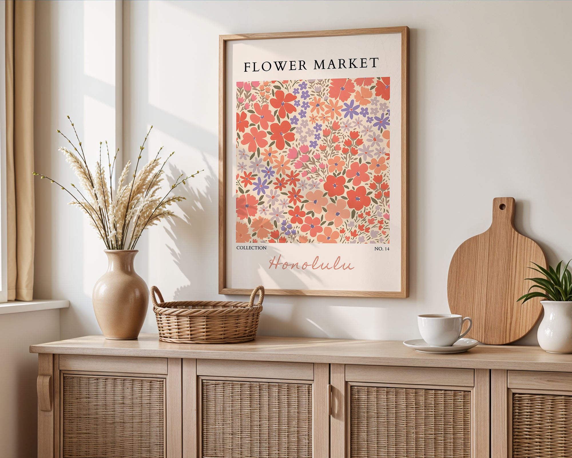 Vibrant Floral Meadow Pattern