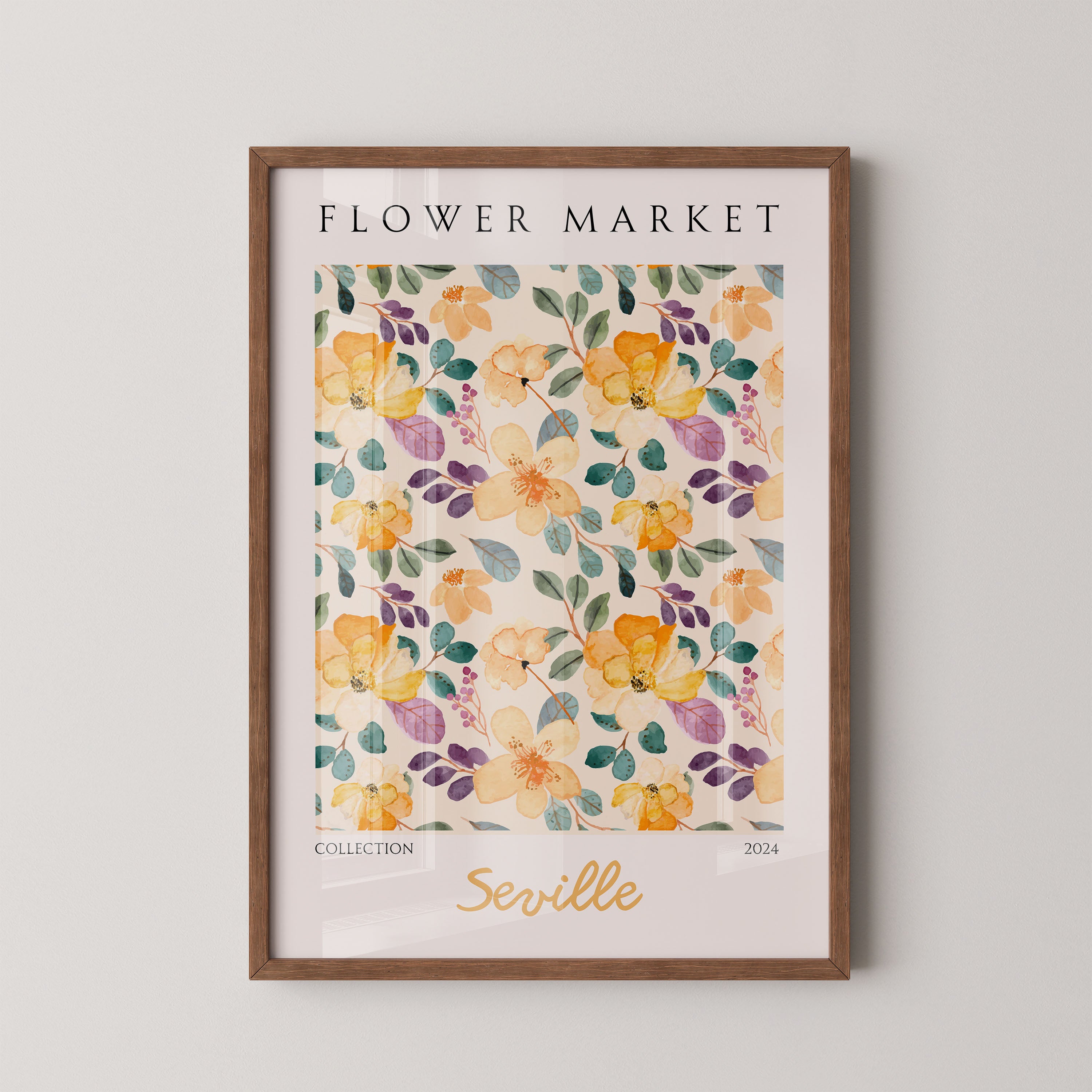 Golden Blossom Pattern