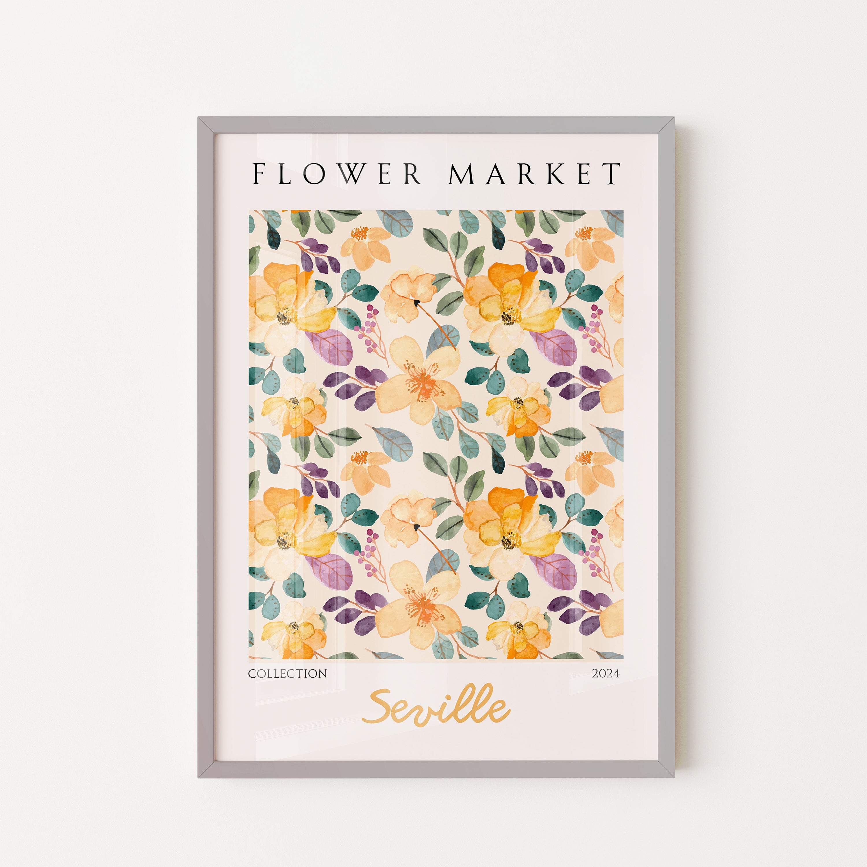 Golden Blossom Pattern