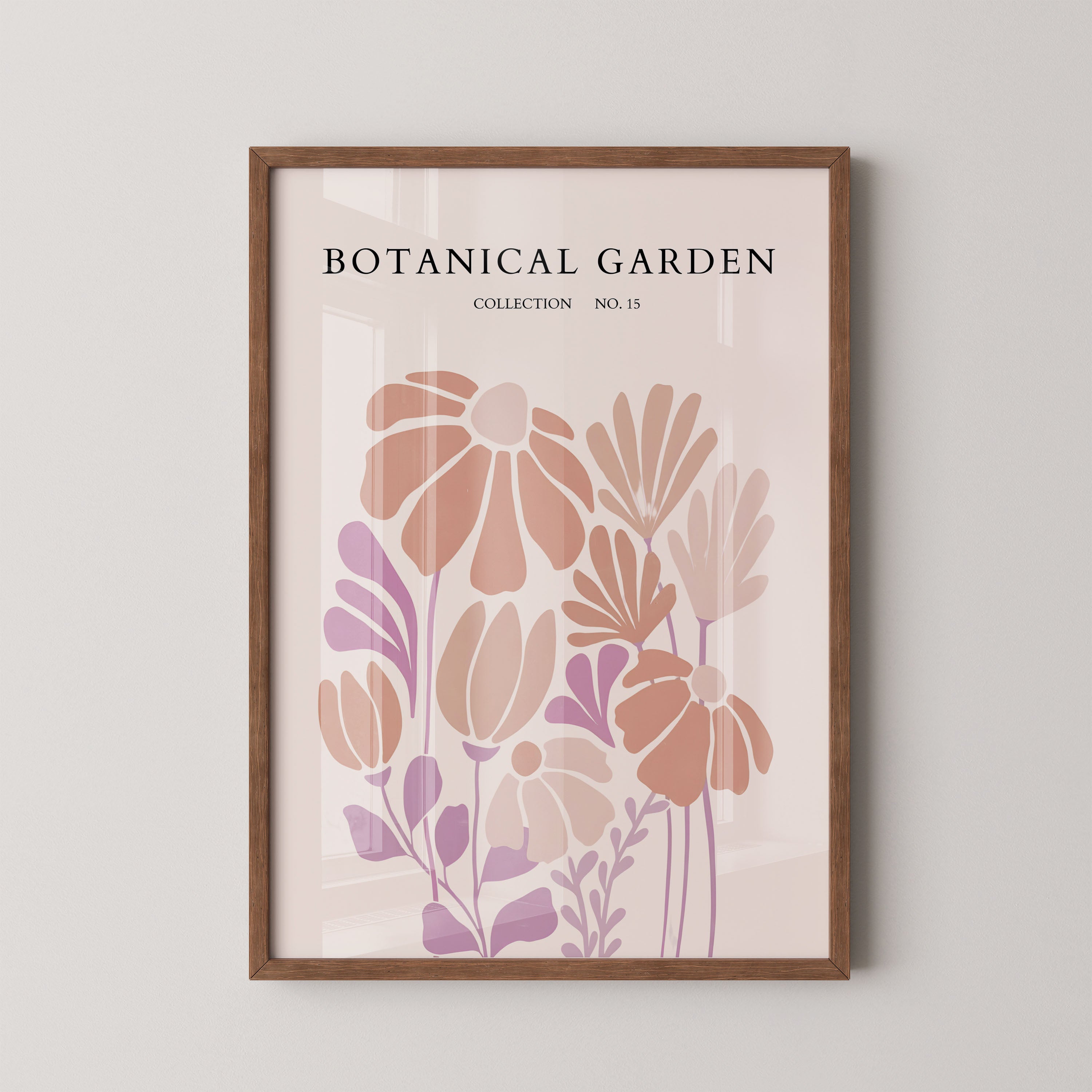 Muted Earth Tone Botanical
