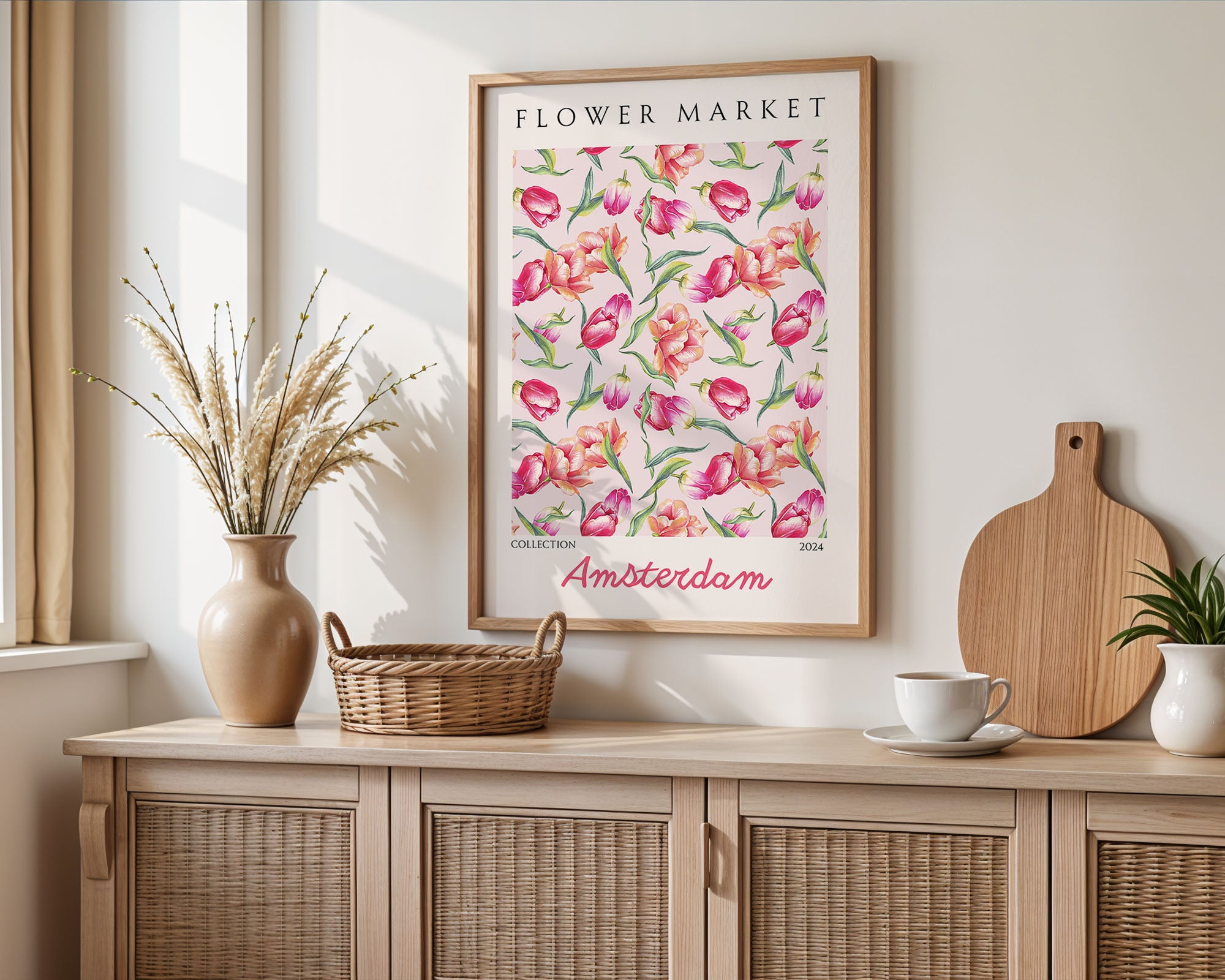 Amsterdam Tulip Garden Pattern