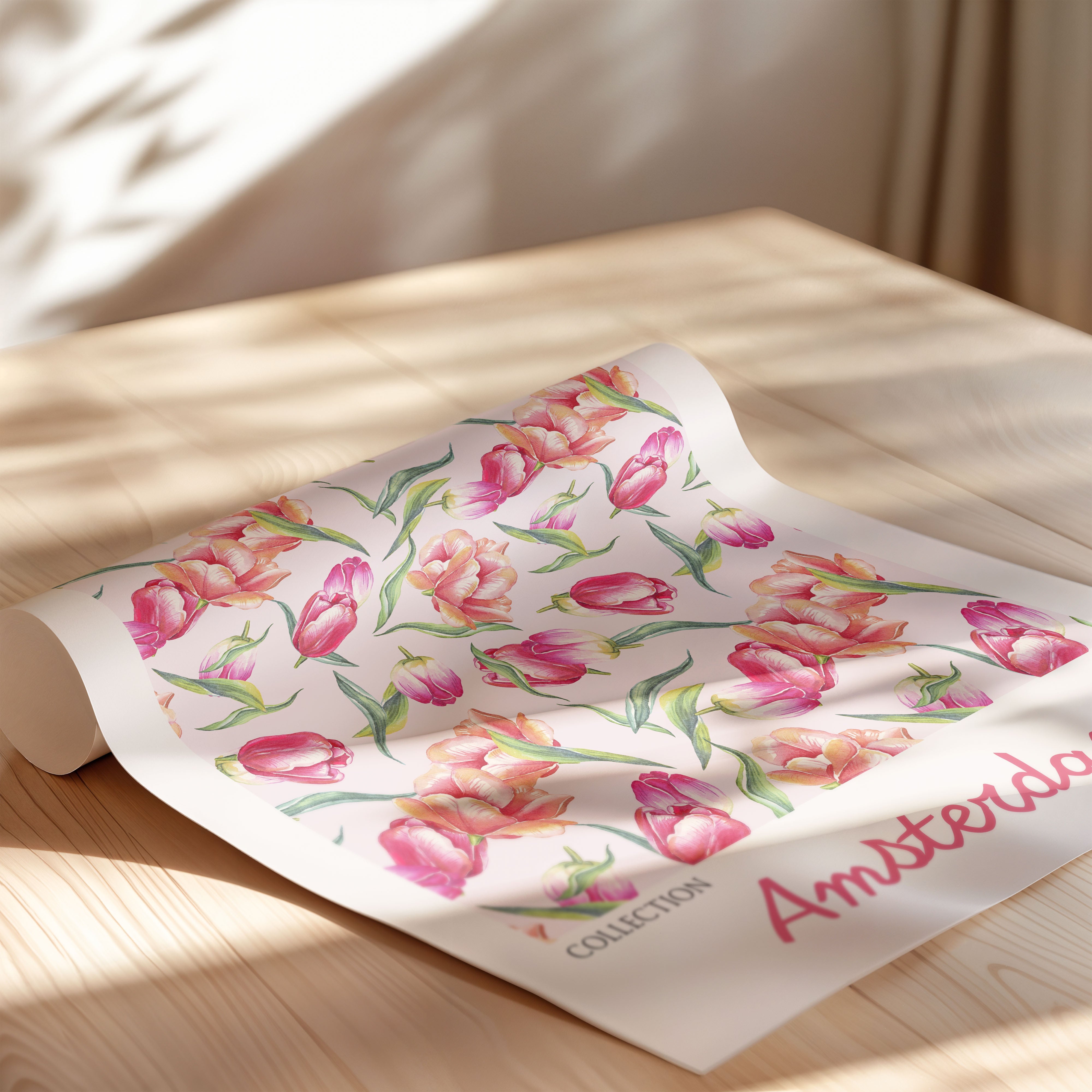 Amsterdam Tulip Garden Pattern