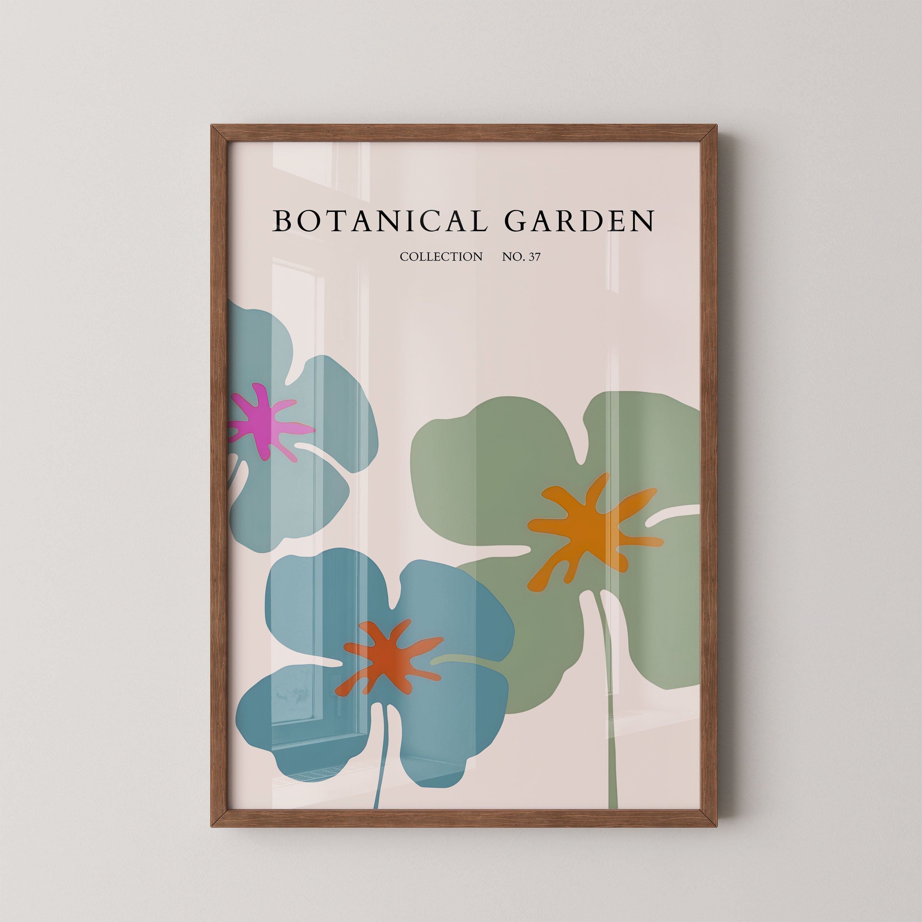Botanical Garden Abstract Floral Shapes