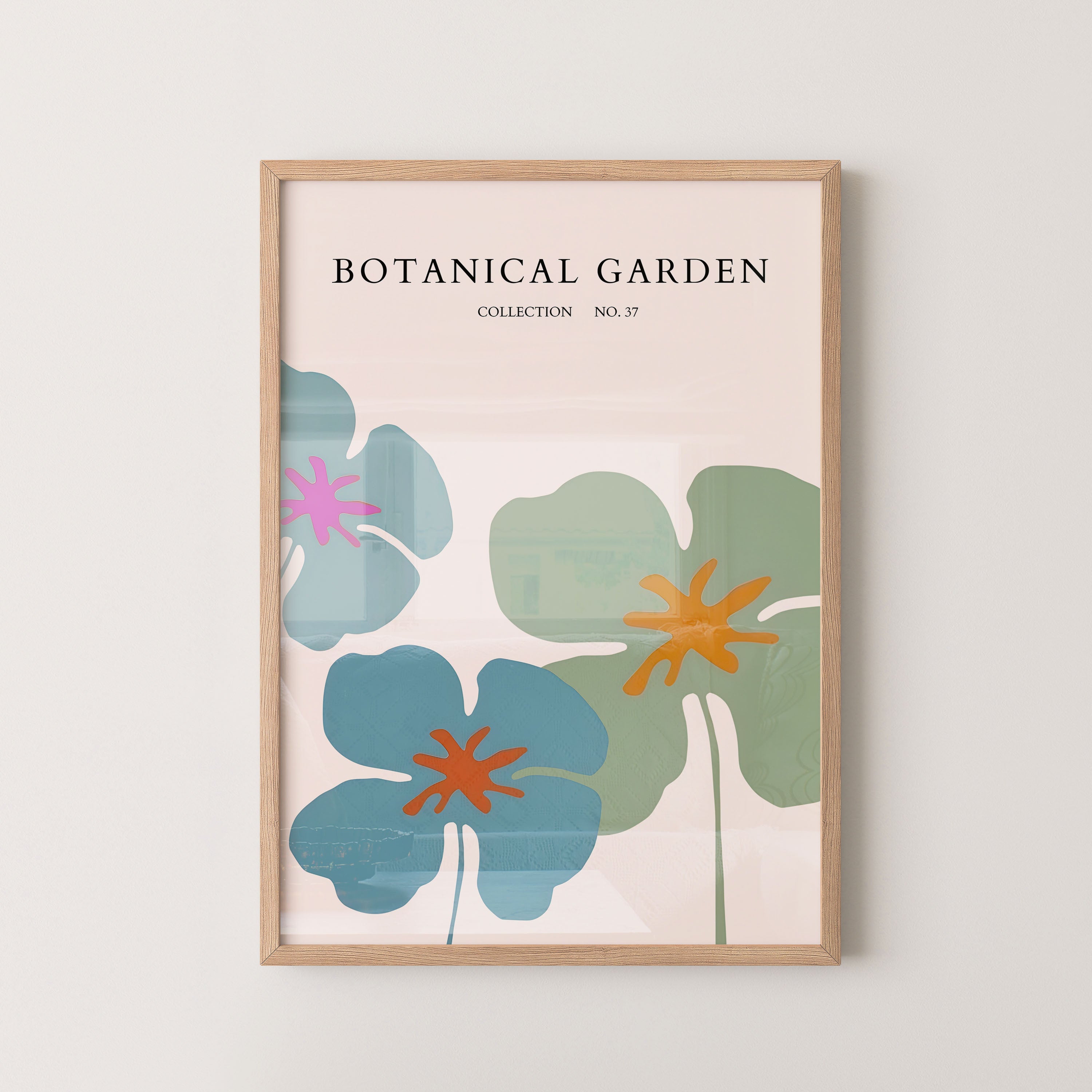 Botanical Garden Abstract Floral Shapes