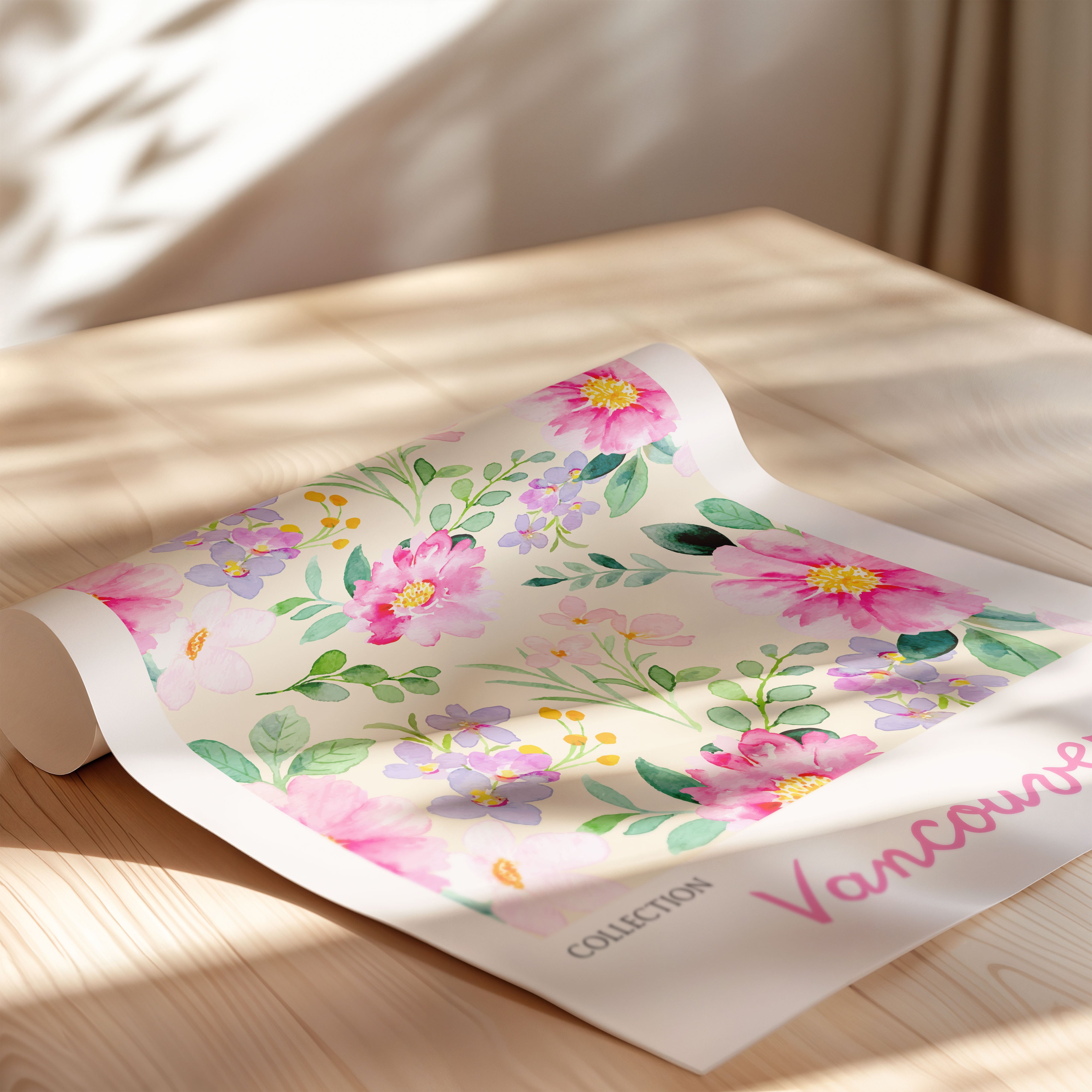 Vancouver Soft Floral Bloom Pattern