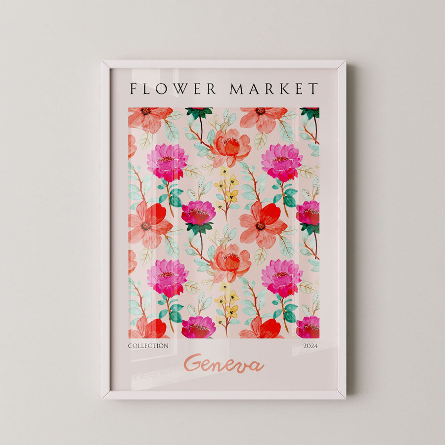 Geneva Floral Vibrant Pattern