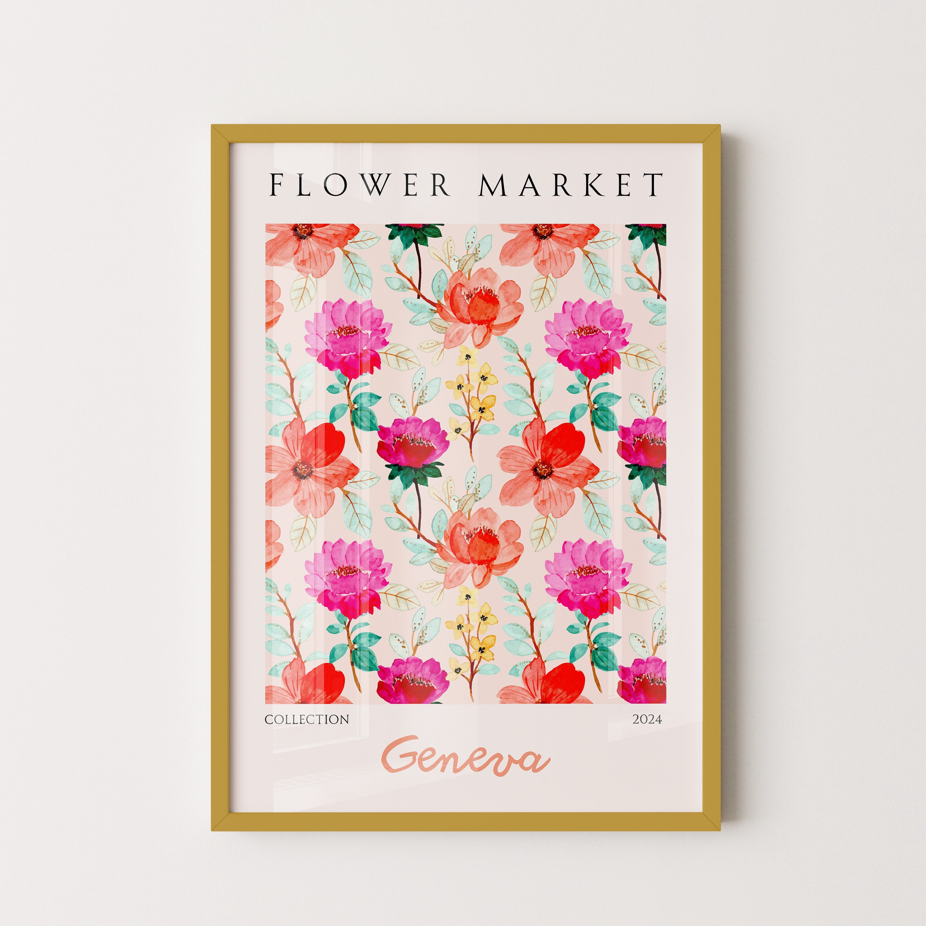 Geneva Floral Vibrant Pattern