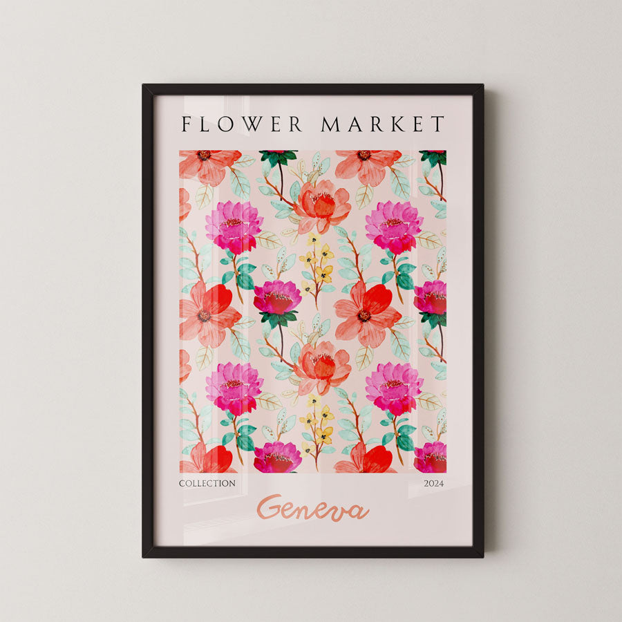 Geneva Floral Vibrant Pattern
