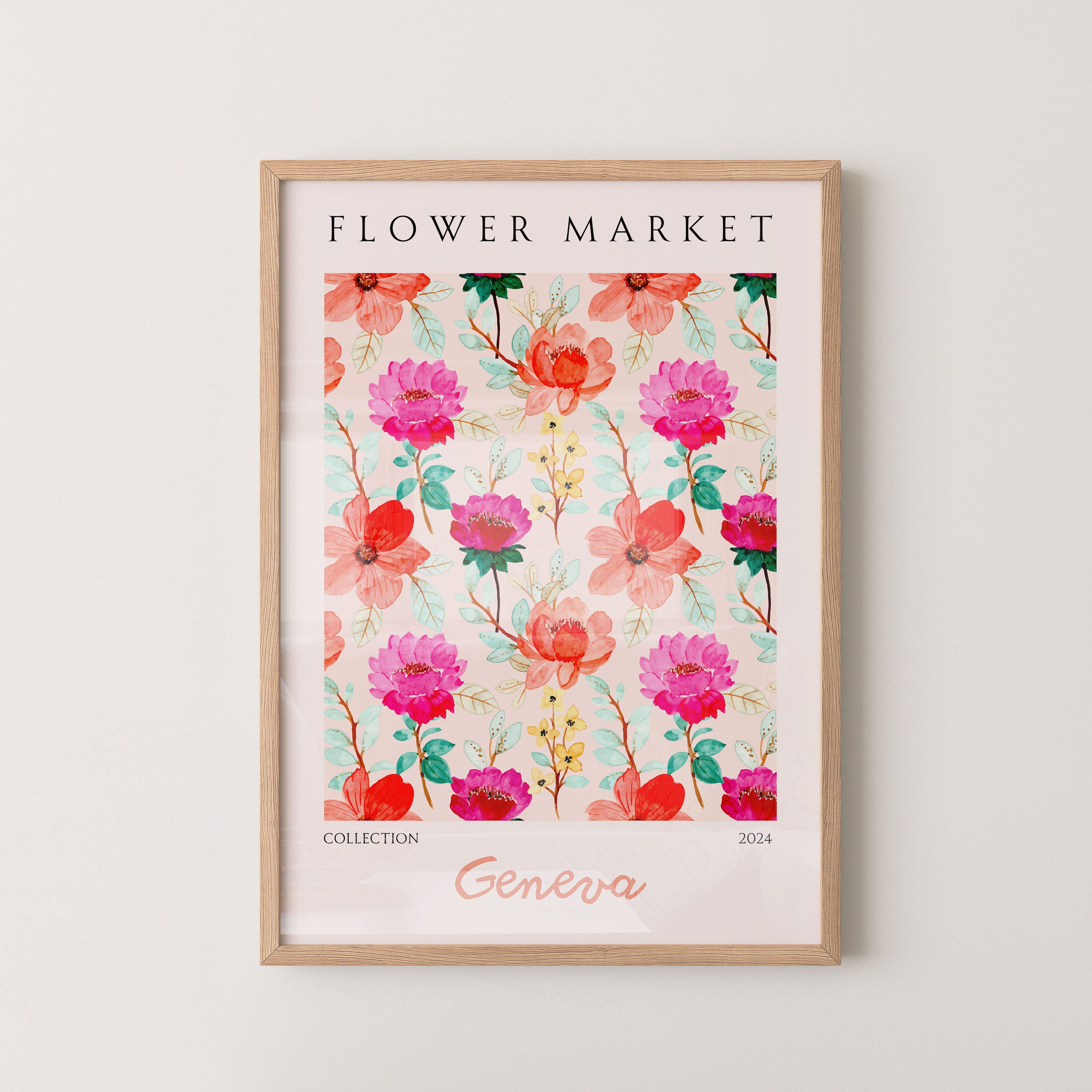 Geneva Floral Vibrant Pattern