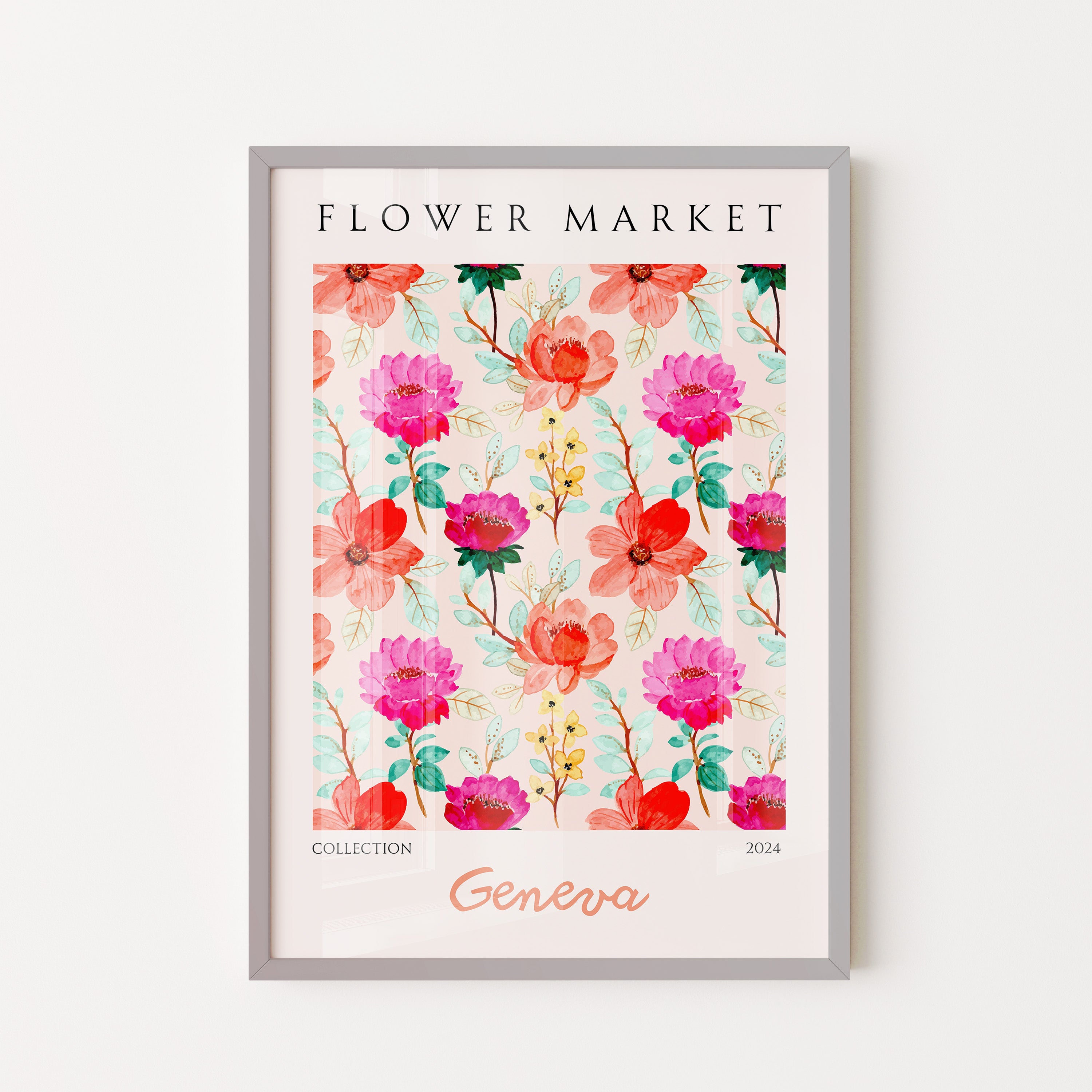 Geneva Floral Vibrant Pattern