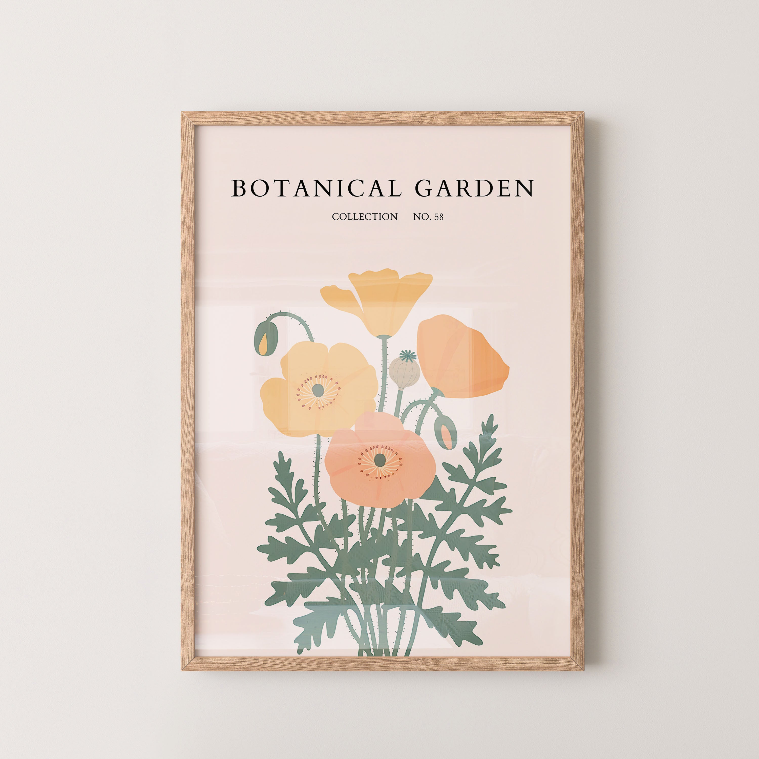 Botanical Garden Warm Poppy Form