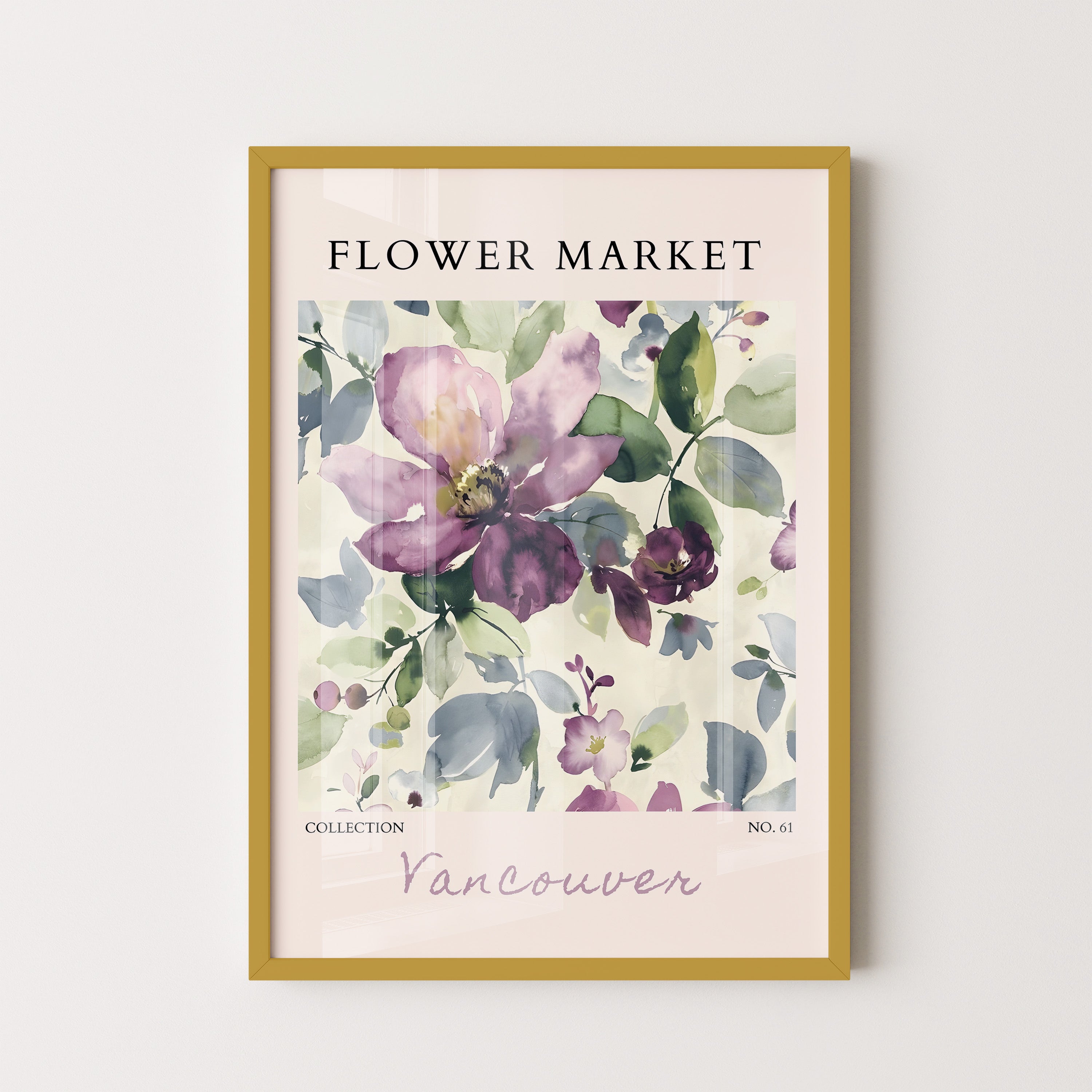 Vancouver Floral Watercolor Bloom