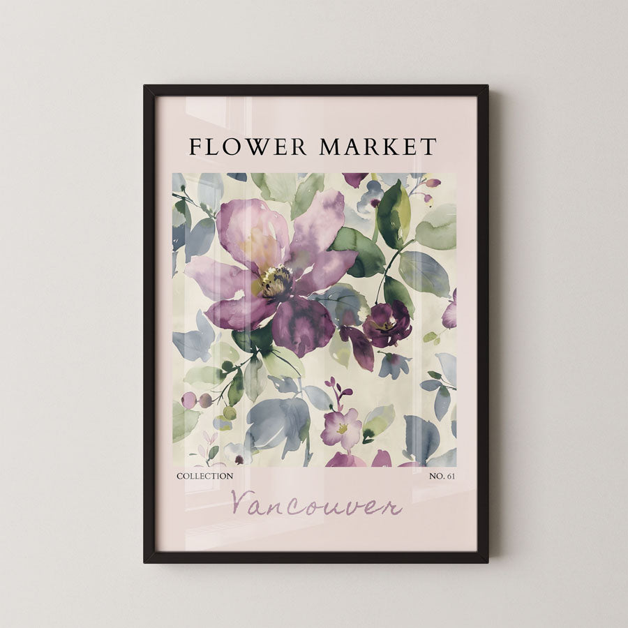 Vancouver Floral Watercolor Bloom
