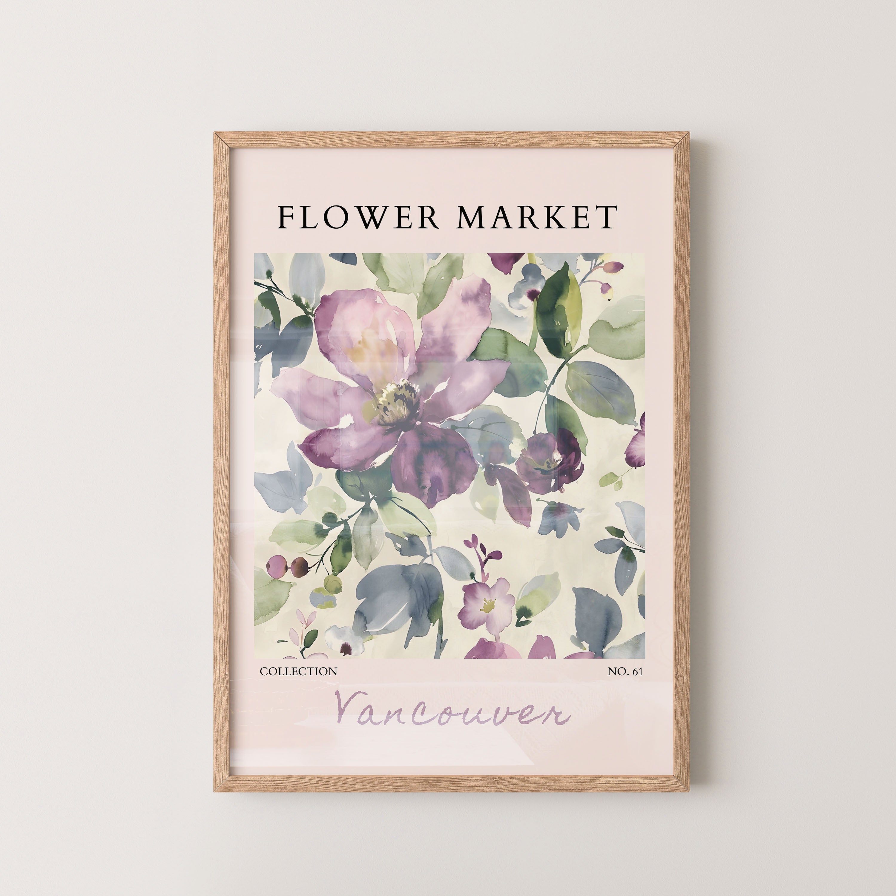 Vancouver Floral Watercolor Bloom