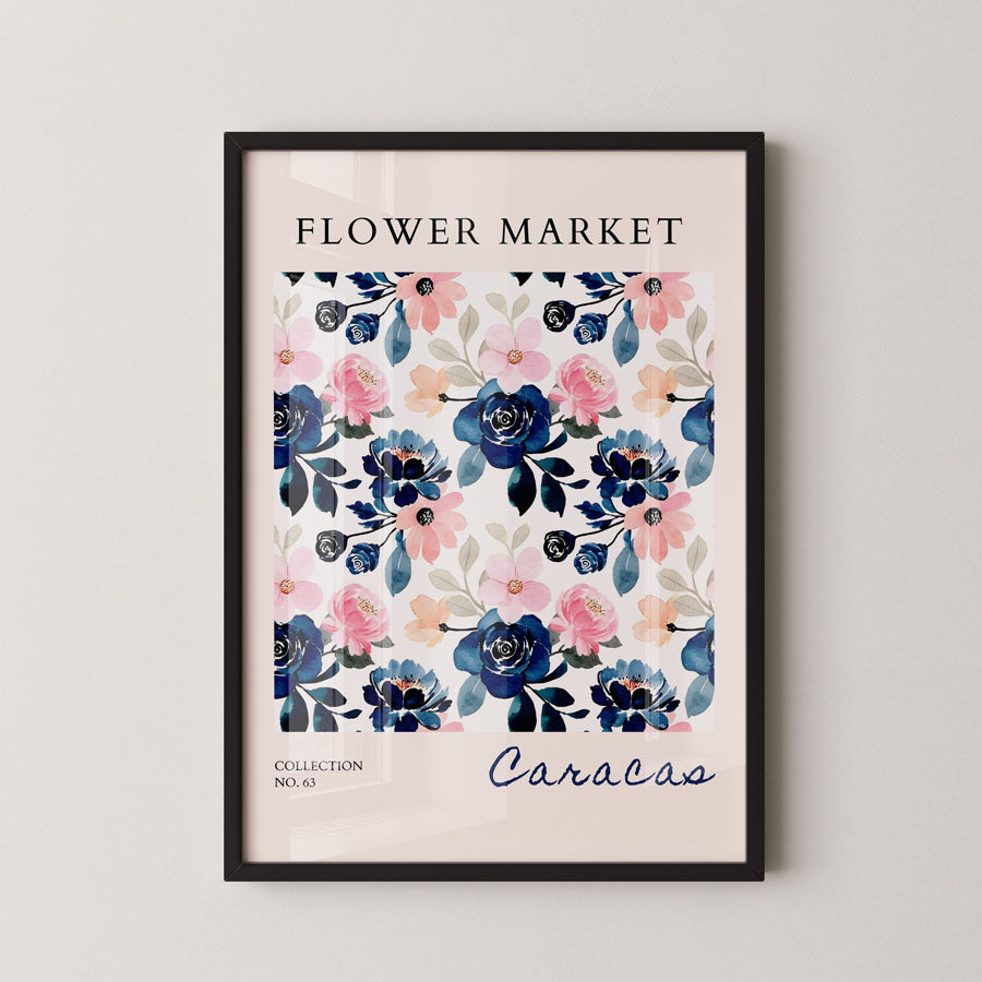Caracas Floral Rhythm Contrast