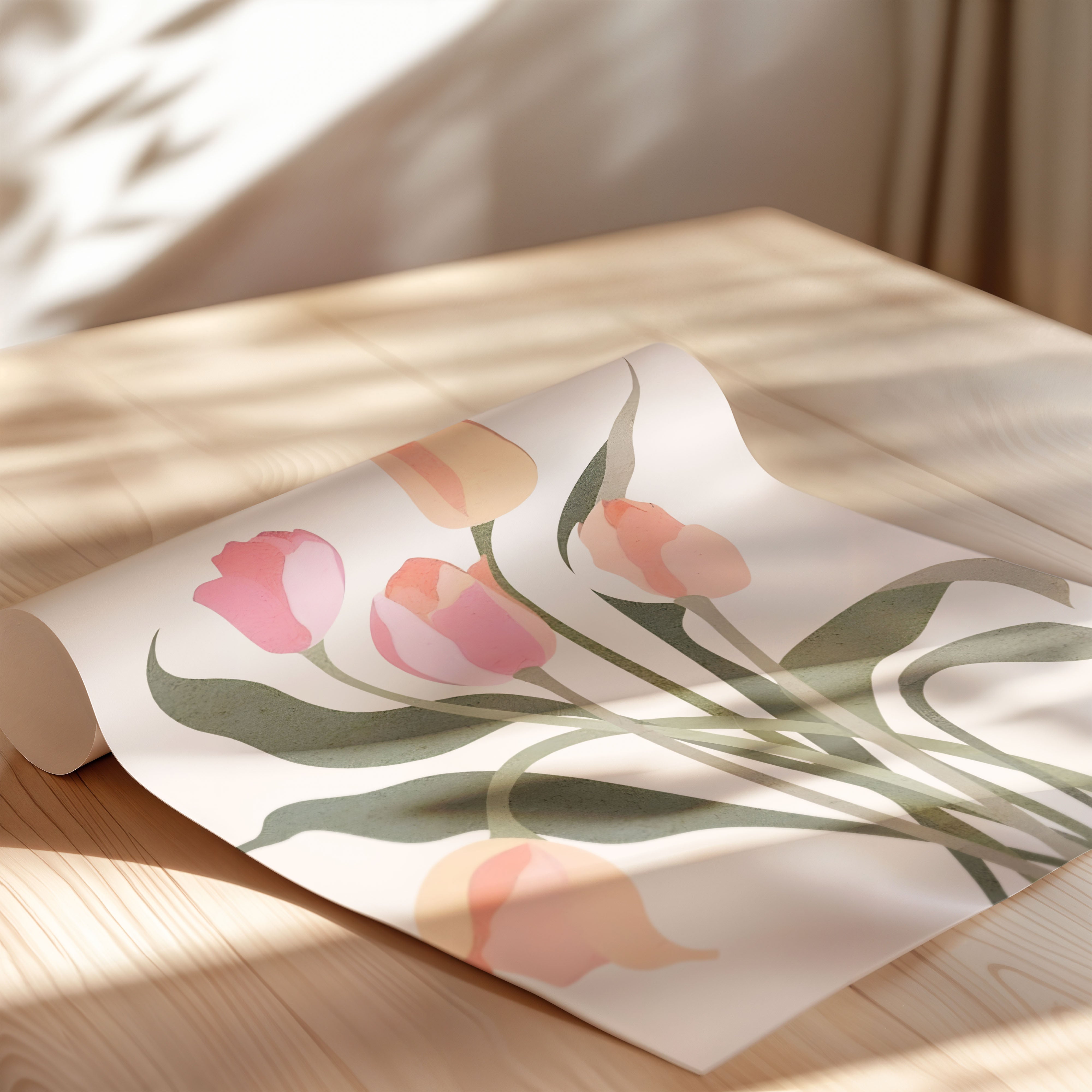 Soft Tulip Bloom