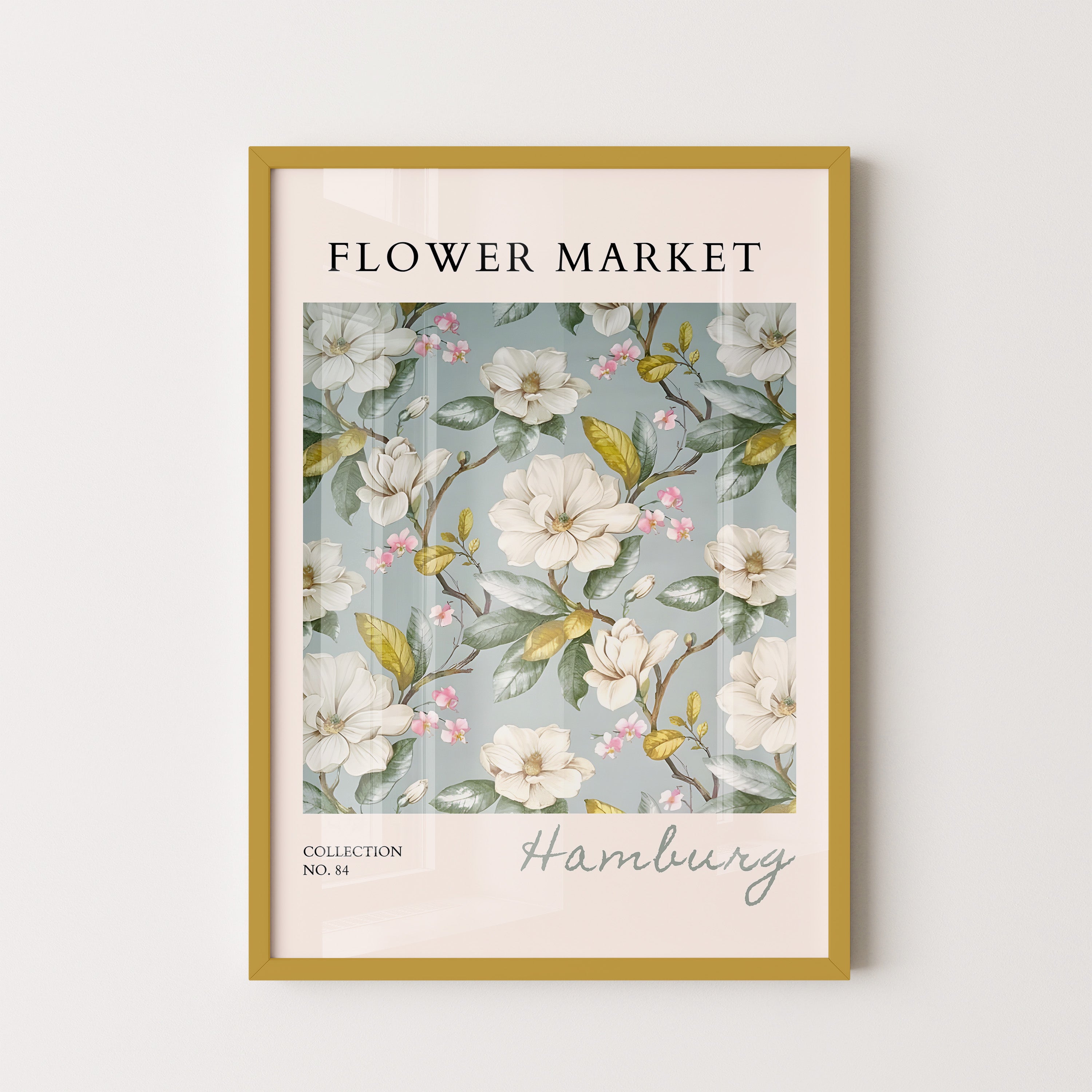Soft Botanical Floral Pattern