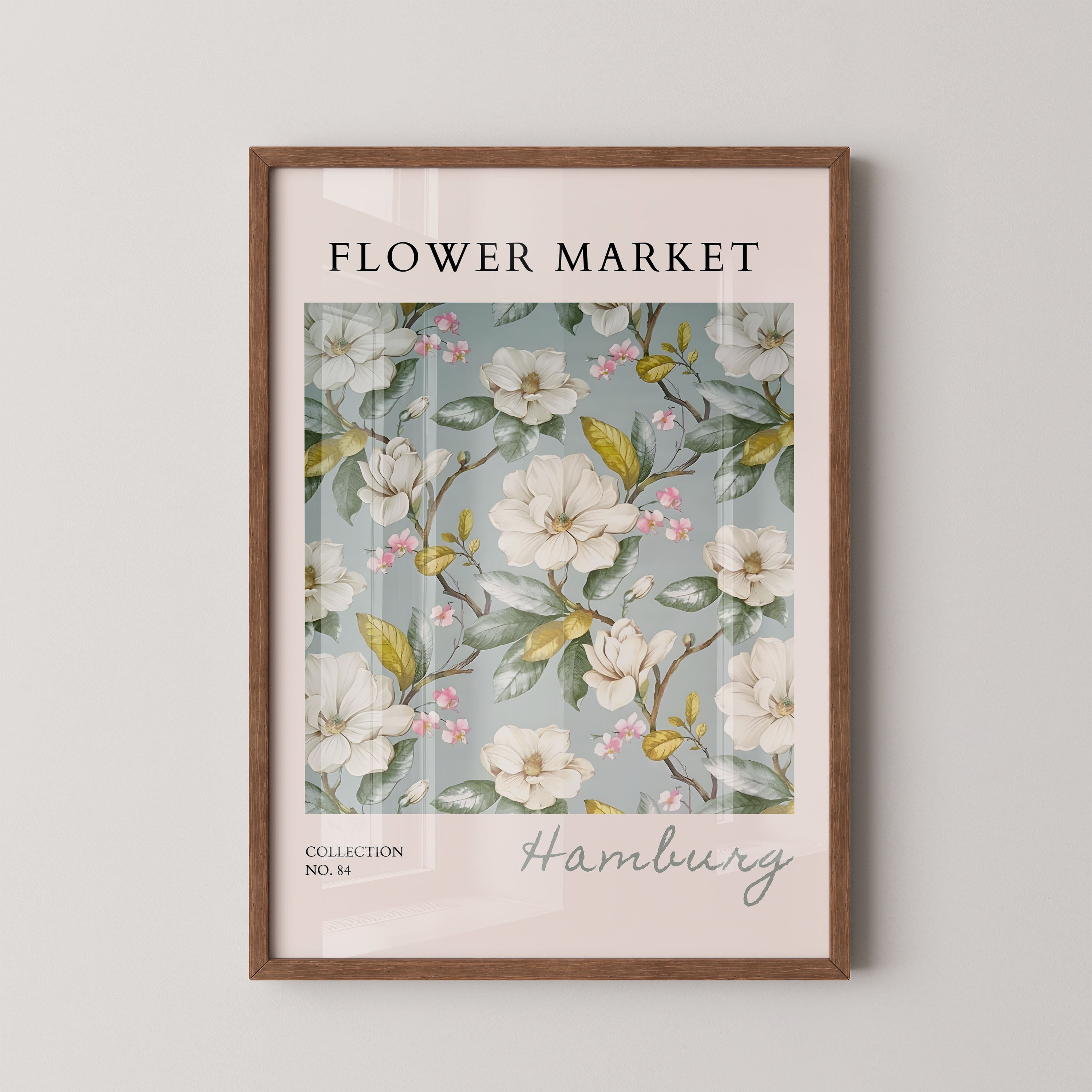 Soft Botanical Floral Pattern