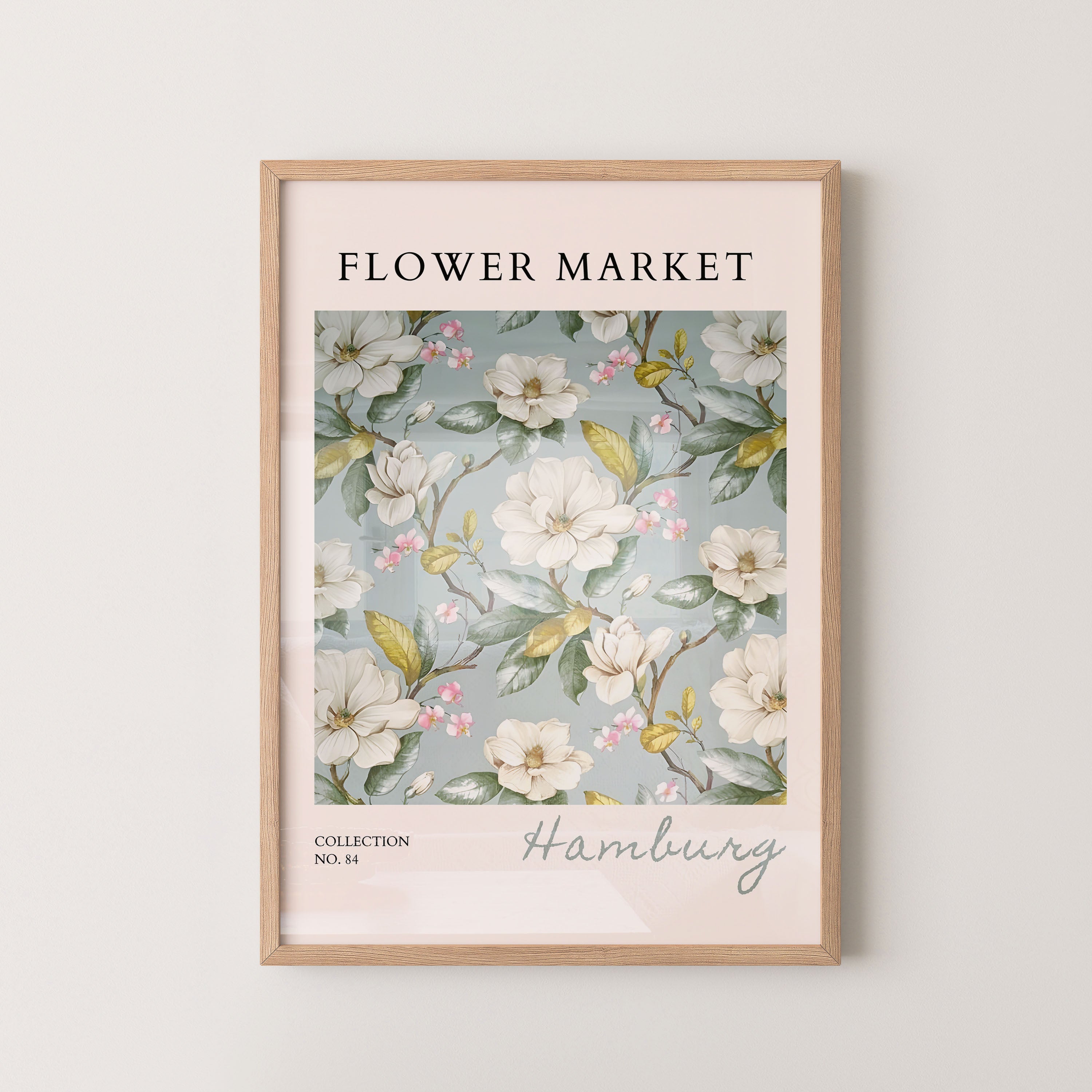 Soft Botanical Floral Pattern