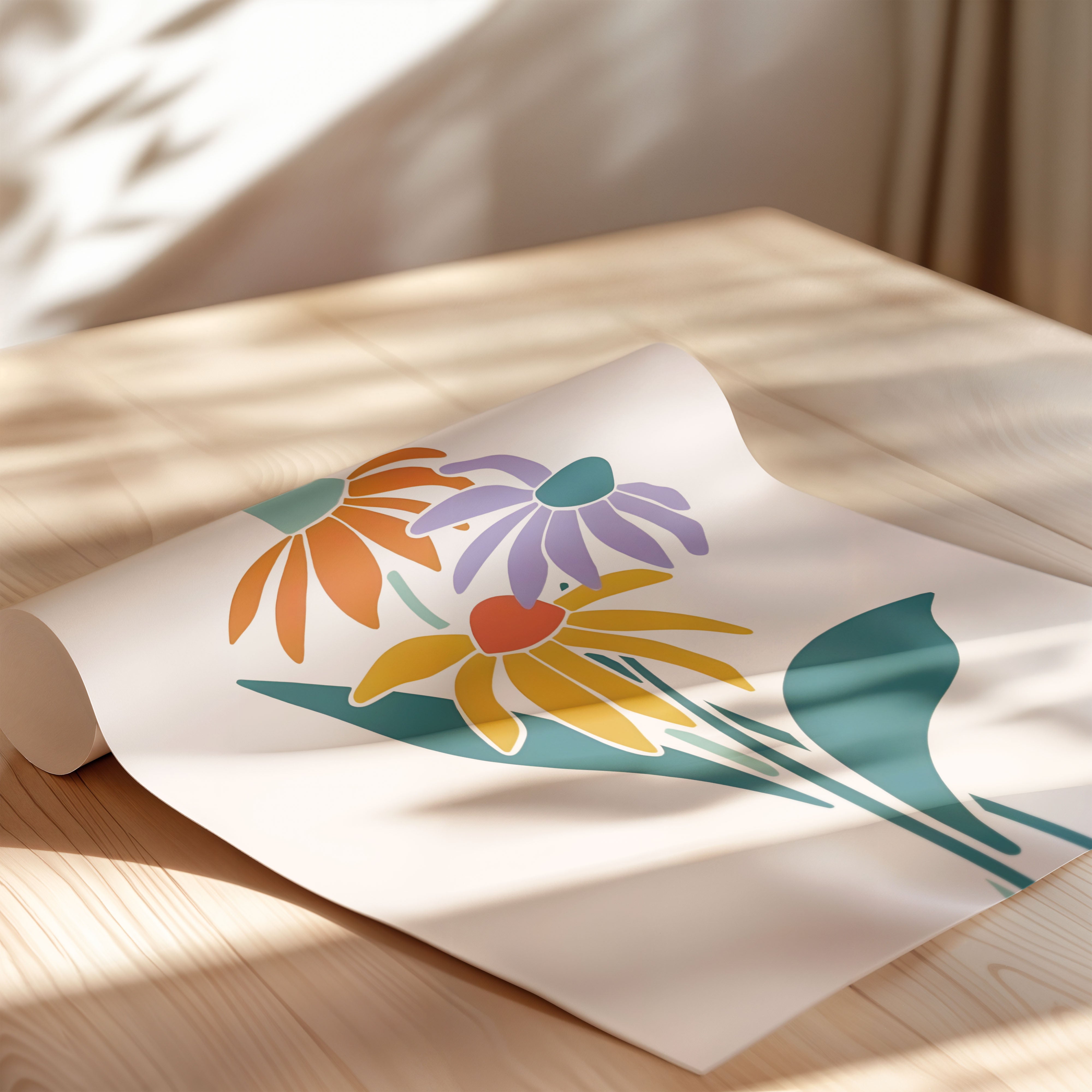 Modern Floral Composition