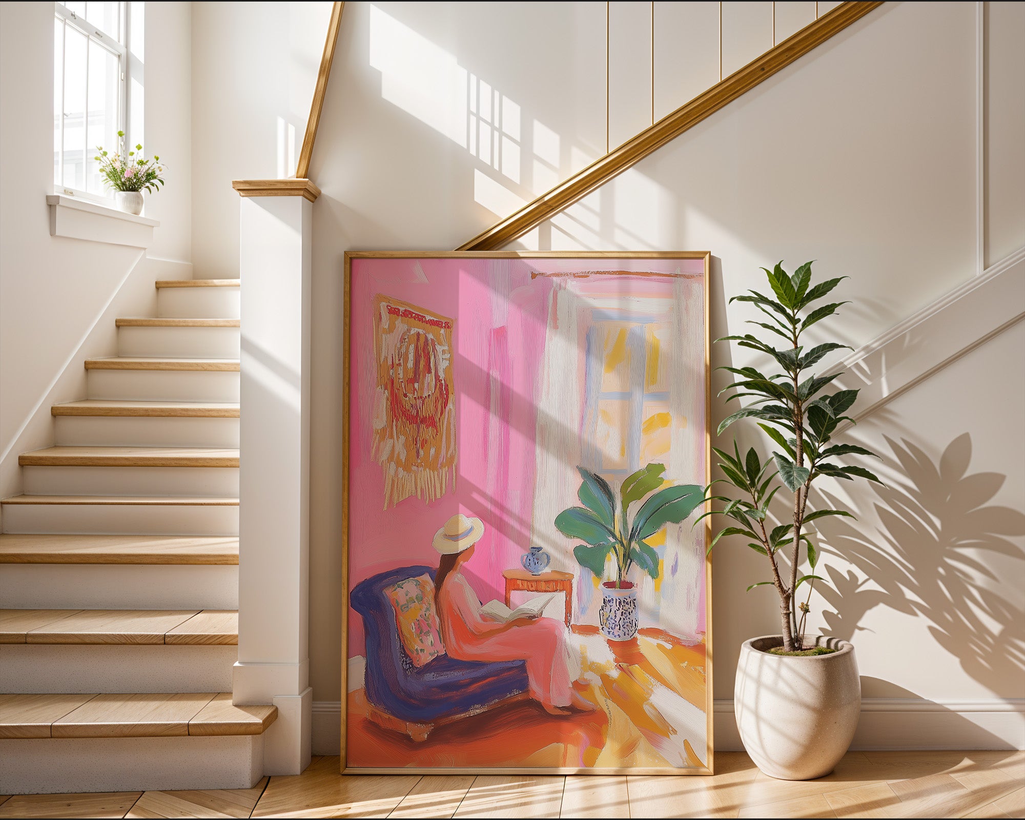 Sunlit Reading Room