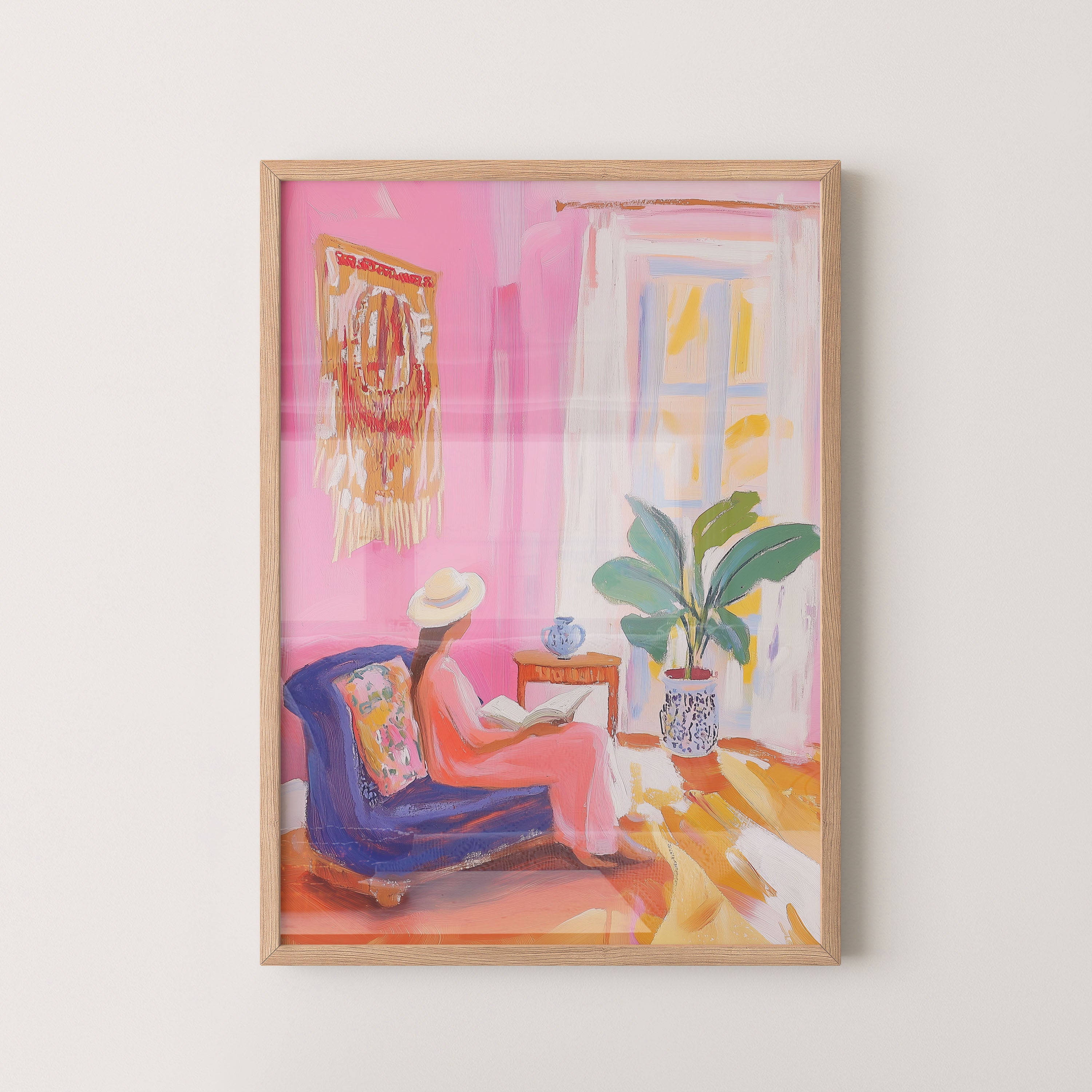 Sunlit Reading Room