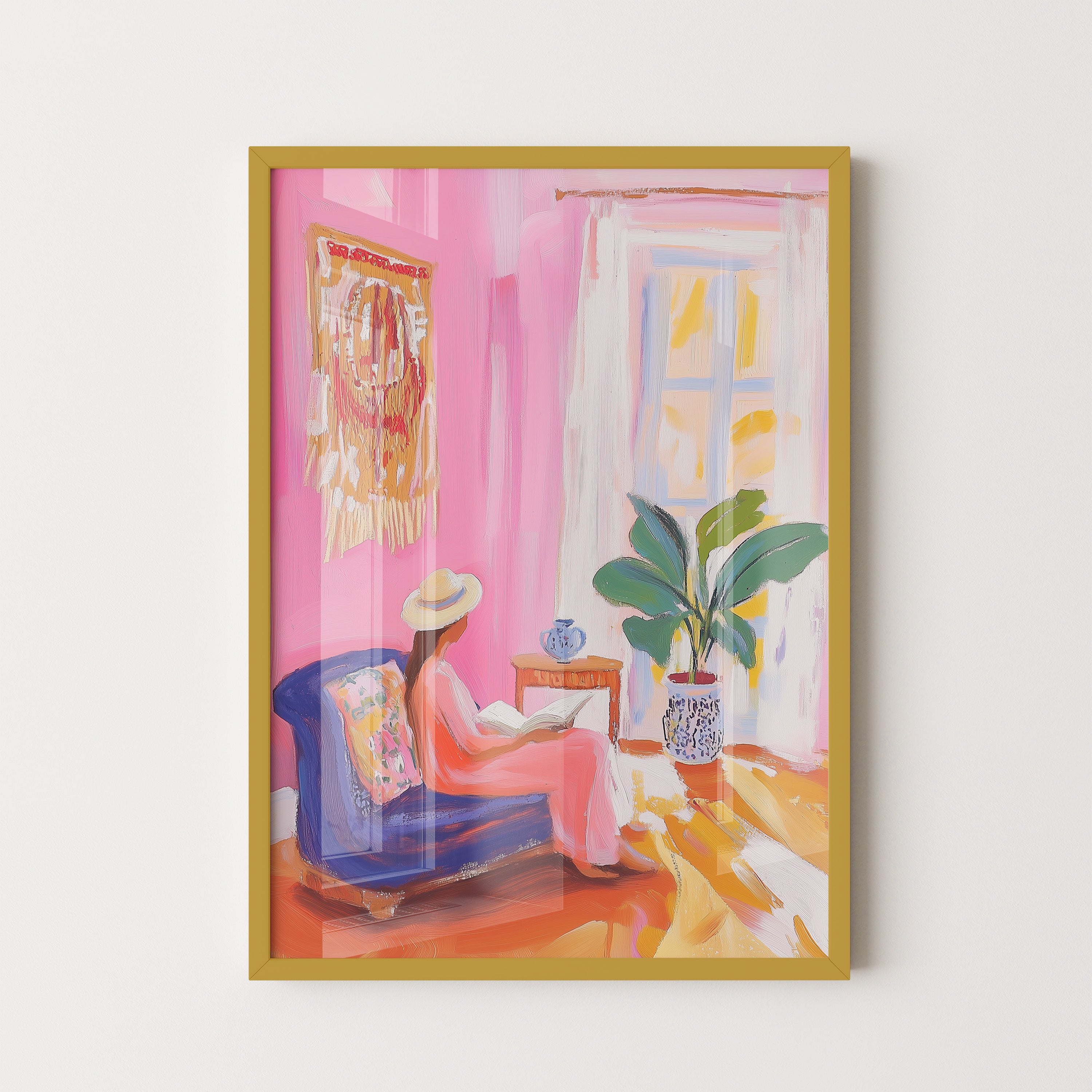 Sunlit Reading Room