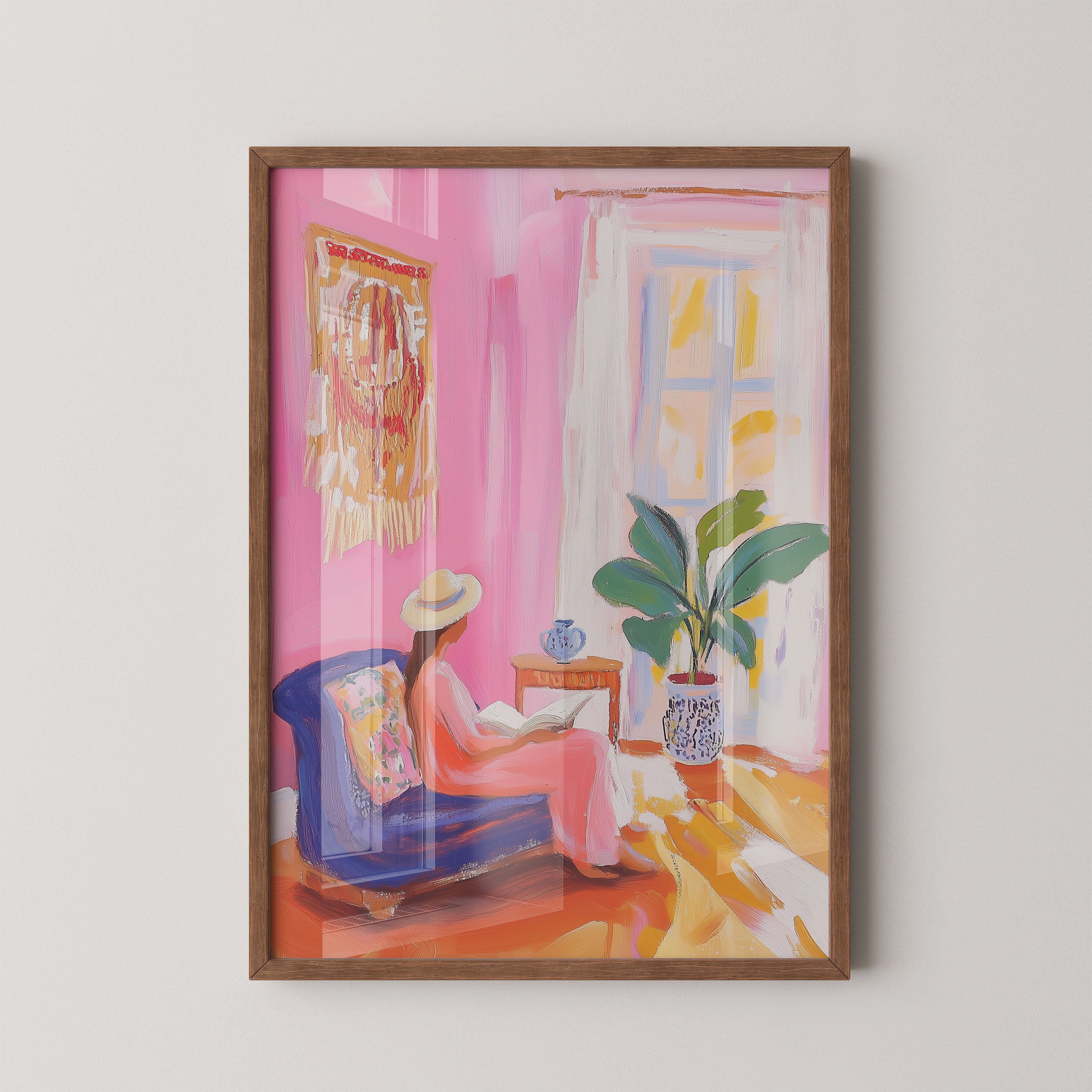 Sunlit Reading Room